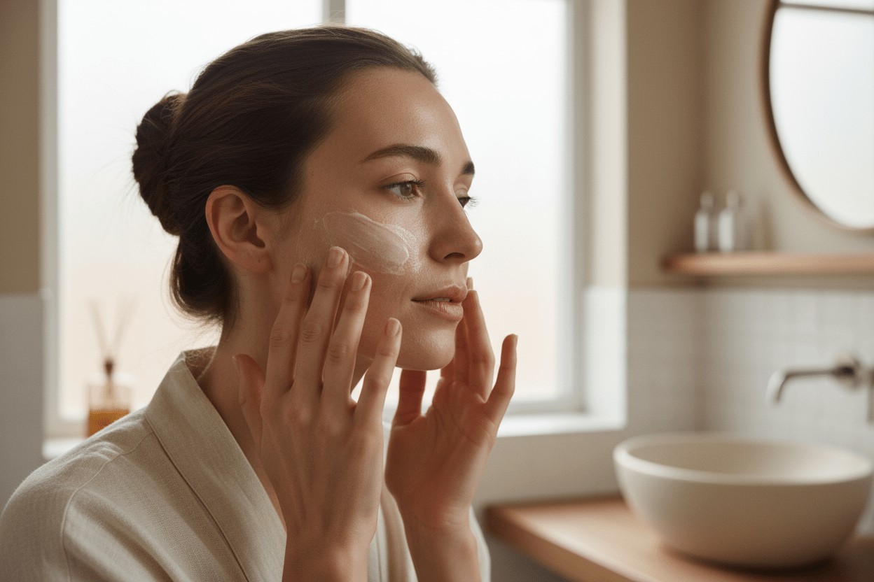 Jak pielęgnować cerę suchą? Rutyna na nawilżenie, barierę i SPF - Ctrl+Glow