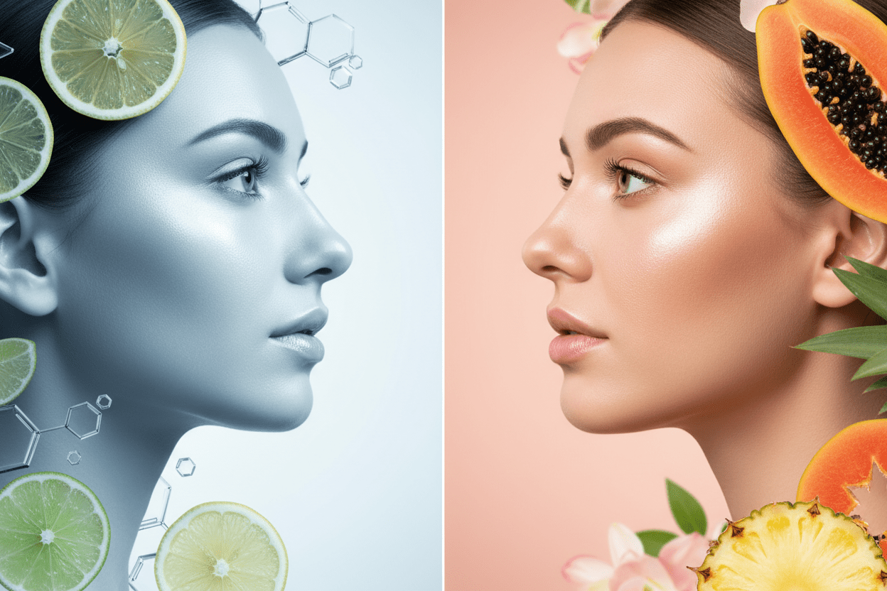 Peeling kwasowy vs enzymatyczny – co wybrać dla swojej cery? - Ctrl+Glow