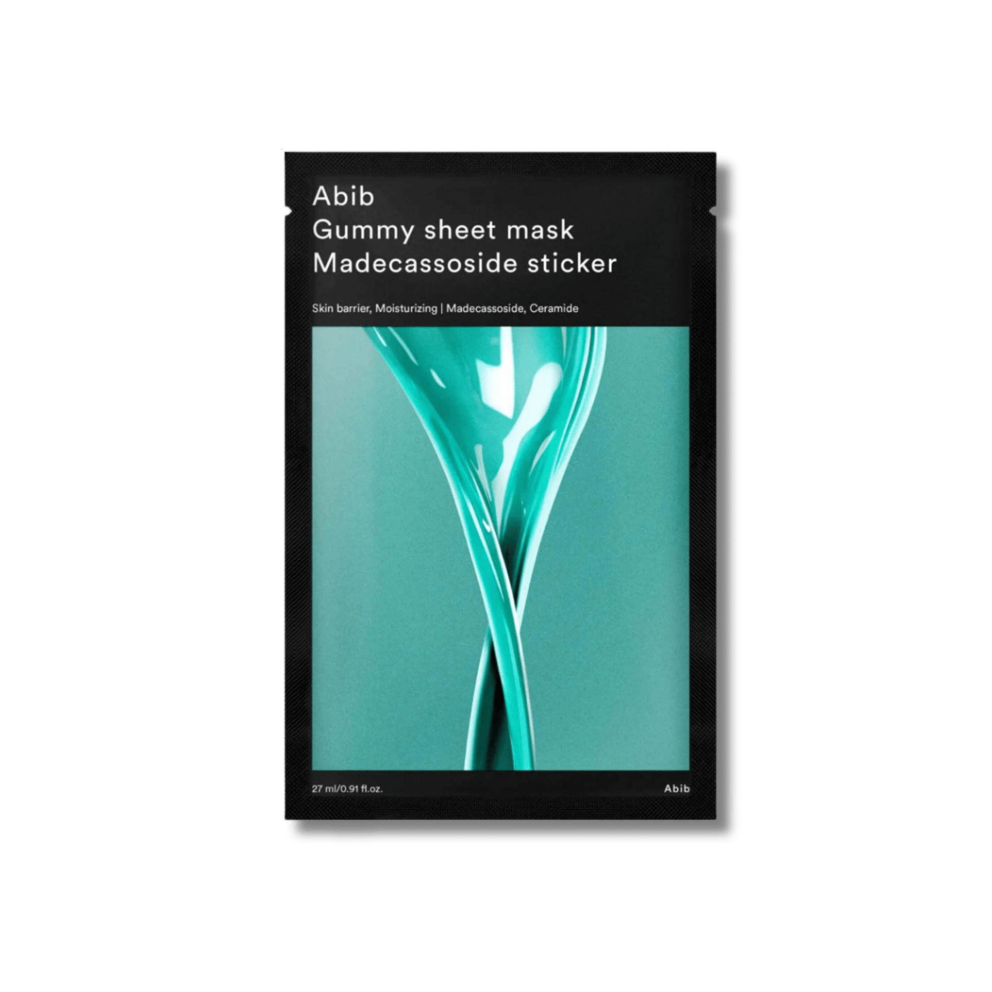 Abib - Gummy Sheet Mask Madecassoside Sticker - Nawilżająca Maska w Płachcie - 27ml - Ctrl+Glow