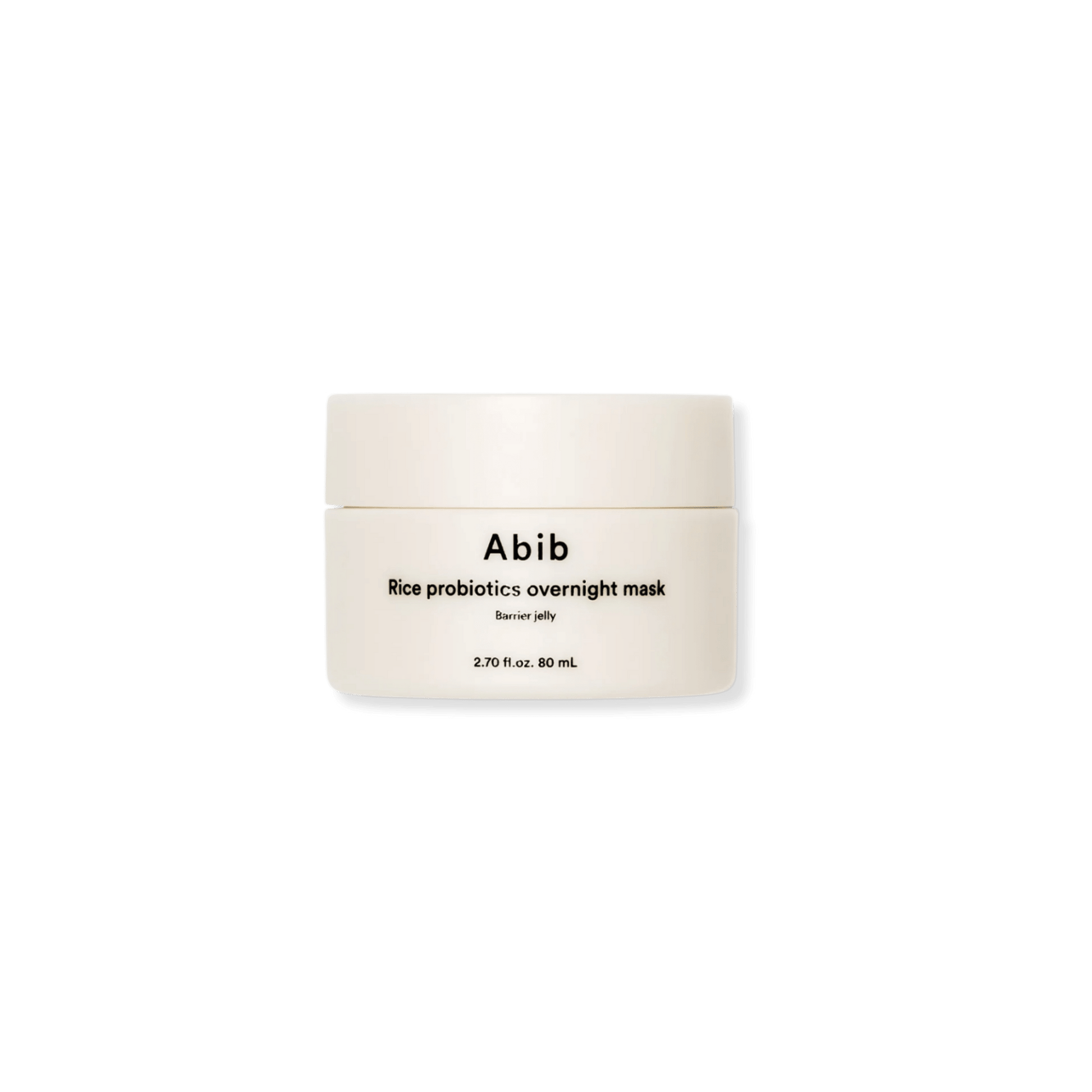 Abib - Rice Probiotics Overnight Mask Barrier Jelly - Maska na Noc z Probiotykami Ryżowymi - 80ml - Ctrl+Glow