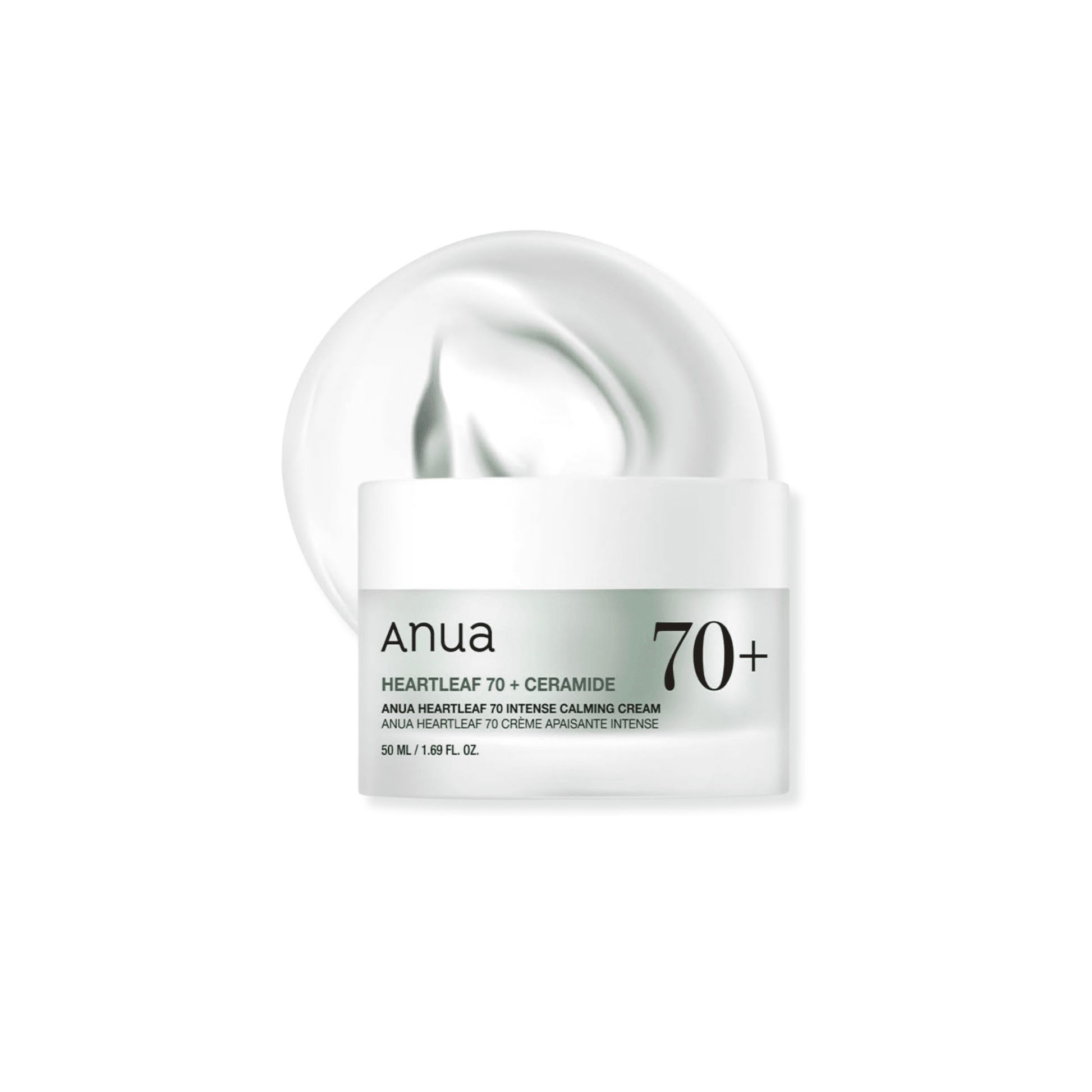 Anua - Heartleaf 70% Intense Calming Cream - Krem Kojący z Pstrolistką - 50ml - Ctrl+Glow