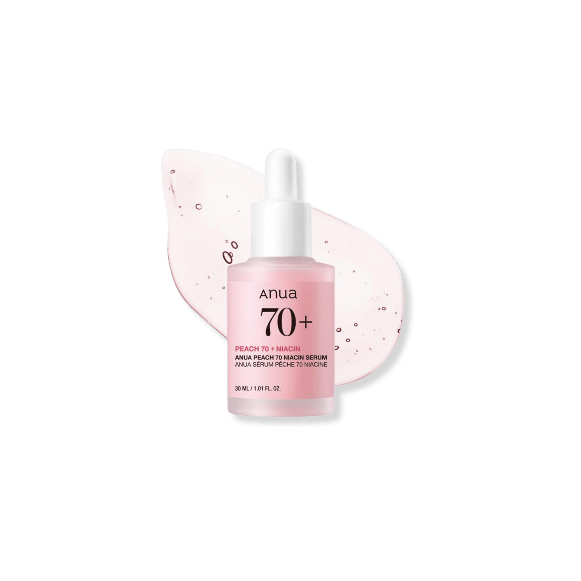 Anua - Peach 70% Niacin Serum - Serum Rozjaśniające z Brzoskwinią - 30ml - Ctrl+Glow