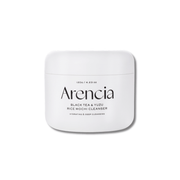 Arencia - Black Tea & Yuzu Rice Mochi Cleanser - Rozjaśniająco - Oczyszczająca Pasta do Mycia Twarzy - 120g - Ctrl+Glow