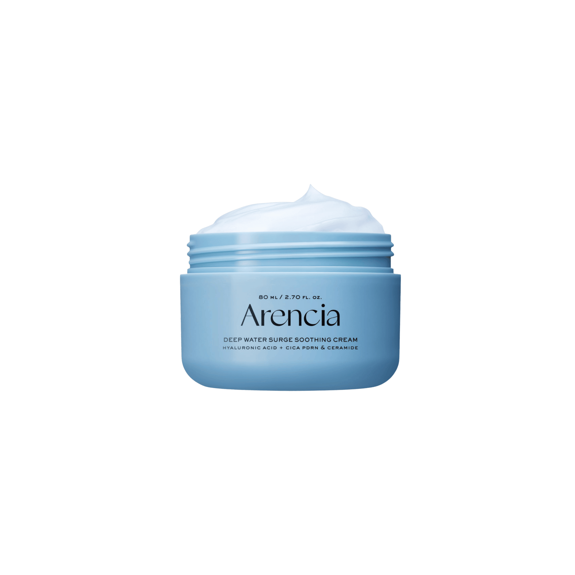 Arencia - Deep Water Surge Soothing Cream - Krem Głęboko Nawilżający z Kwasem Hialuronowym, PDRN i Ceramidami - 110ml - Ctrl+Glow