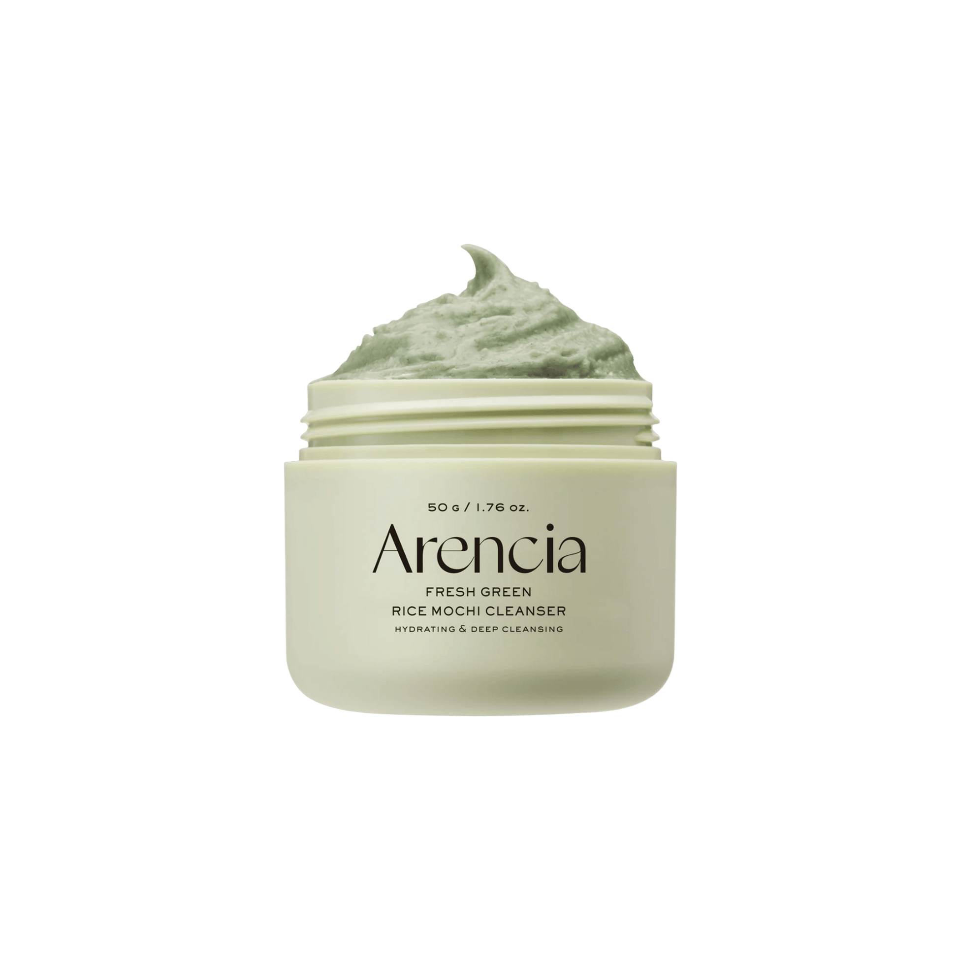 Arencia - Fresh Green Rice Mochi Cleanser - Nawilżająco - Oczyszczająca Pasta do Mycia Twarzy - 120g - Ctrl+Glow
