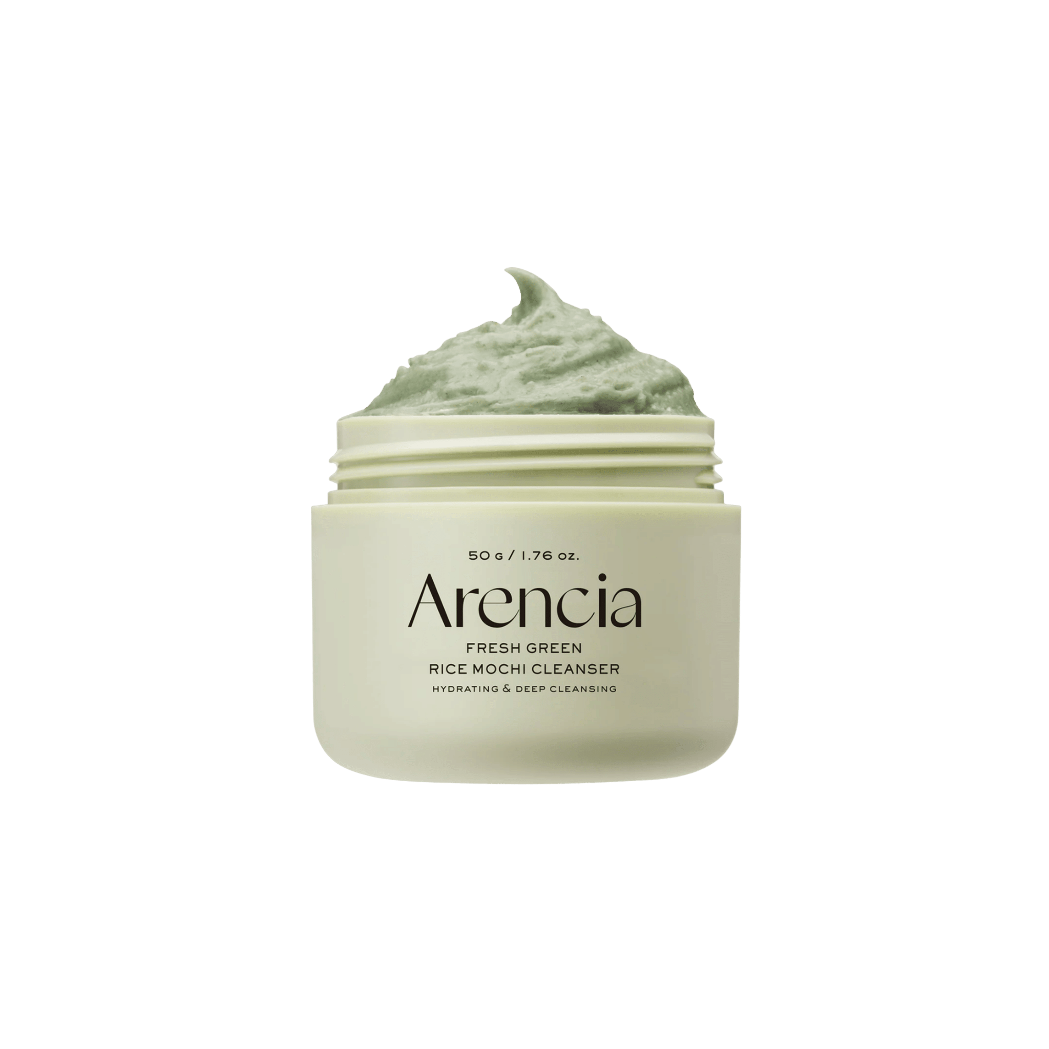 Arencia - Fresh Green Rice Mochi Cleanser - Nawilżająco - Oczyszczająca Pasta do Mycia Twarzy - 120g - Ctrl+Glow