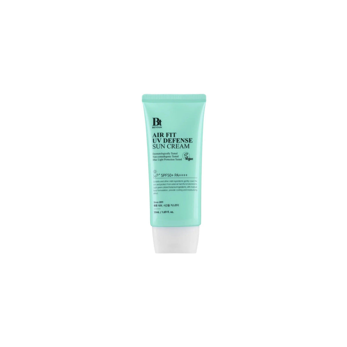 Benton - Air Fit UV Defense Sun Cream SPF50+ PA++++ - Lekki Krem Przeciwsłoneczny do Twarzy - 50ml - Ctrl+Glow