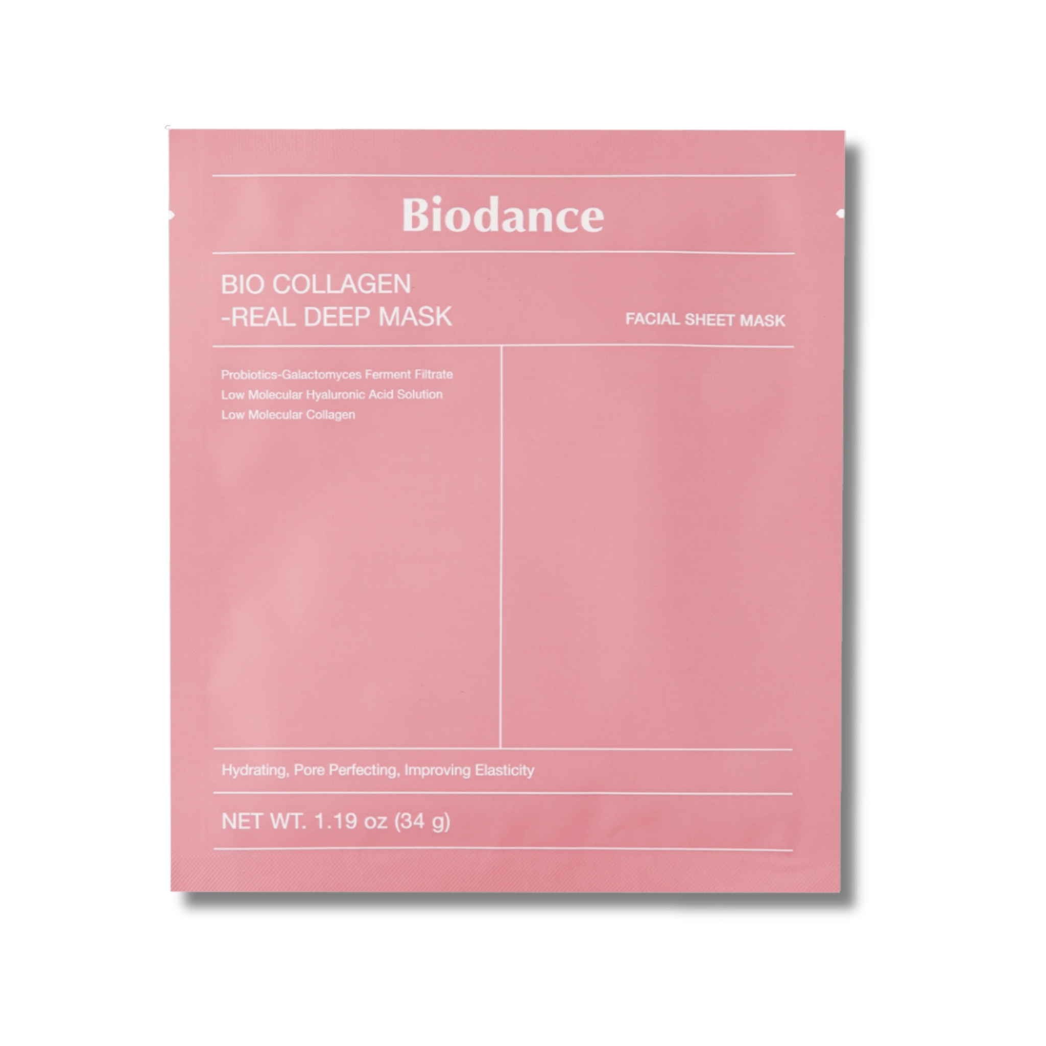 Biodance - Bio-Collagen Real Deep Mask - Maska Kolagenowa Nawilżająca - 1szt