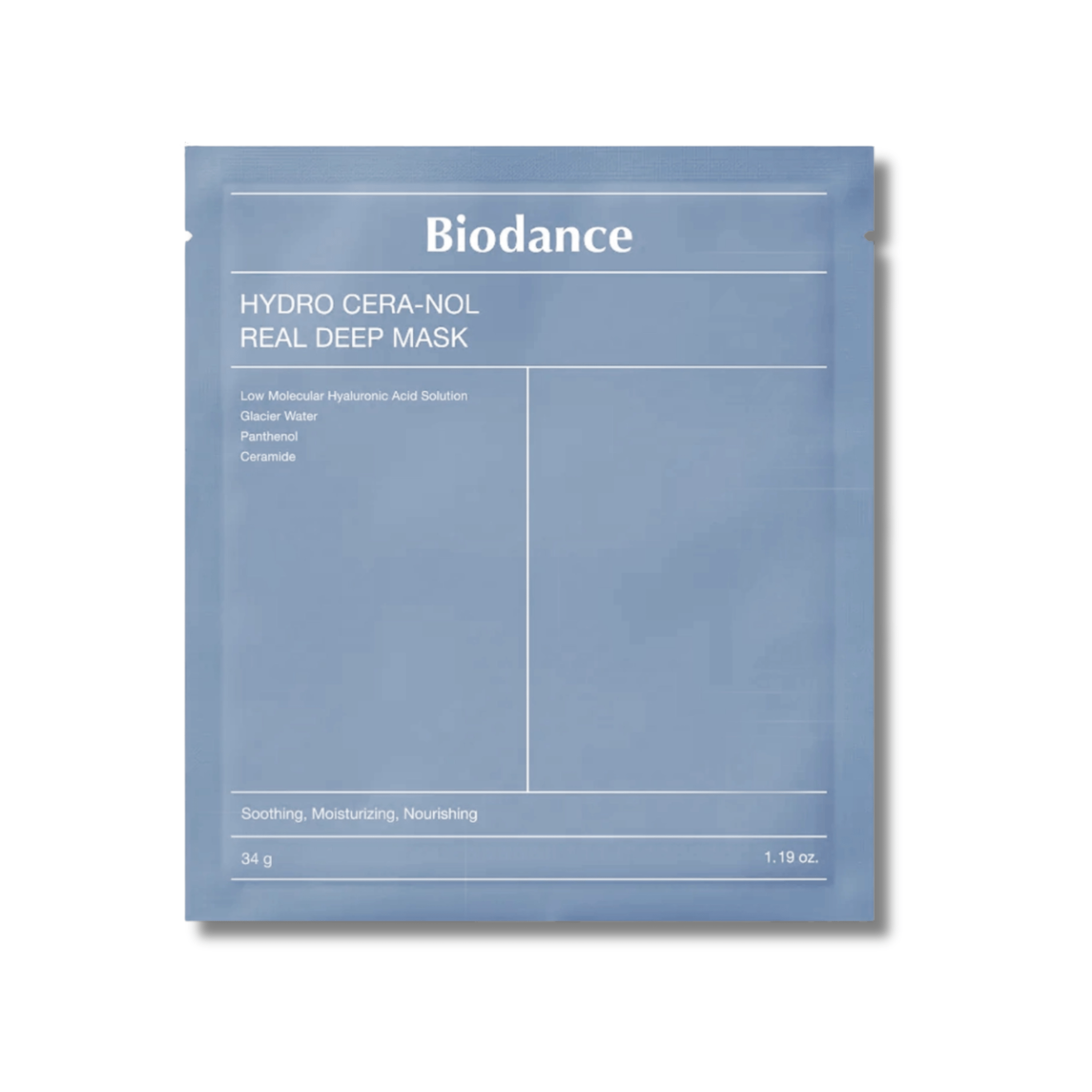 Biodance - Hydro Cera-Nol Real Deep Mask - Maska Nawilżająca z Ceramidami - 1szt