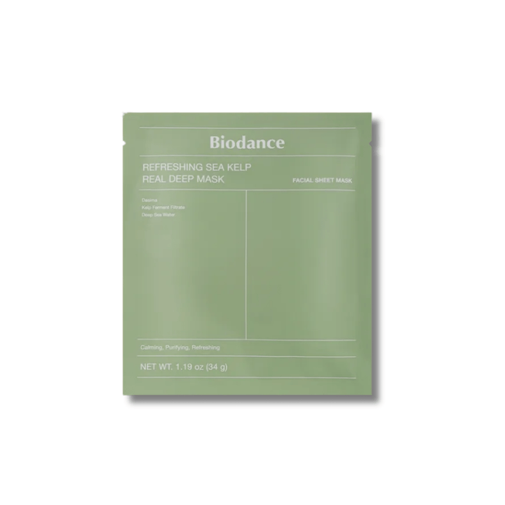 Biodance - Refreshing Sea Kelp Real Deep Mask - Kojąco-Nawilżająca Maska do Twarzy - 1szt
