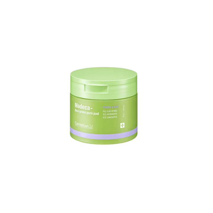 Centellian24 – Madeca Real Green Pore Pad – Płatki do Twarzy Zwężające Pory z Kompleksem TECA – 60 szt.