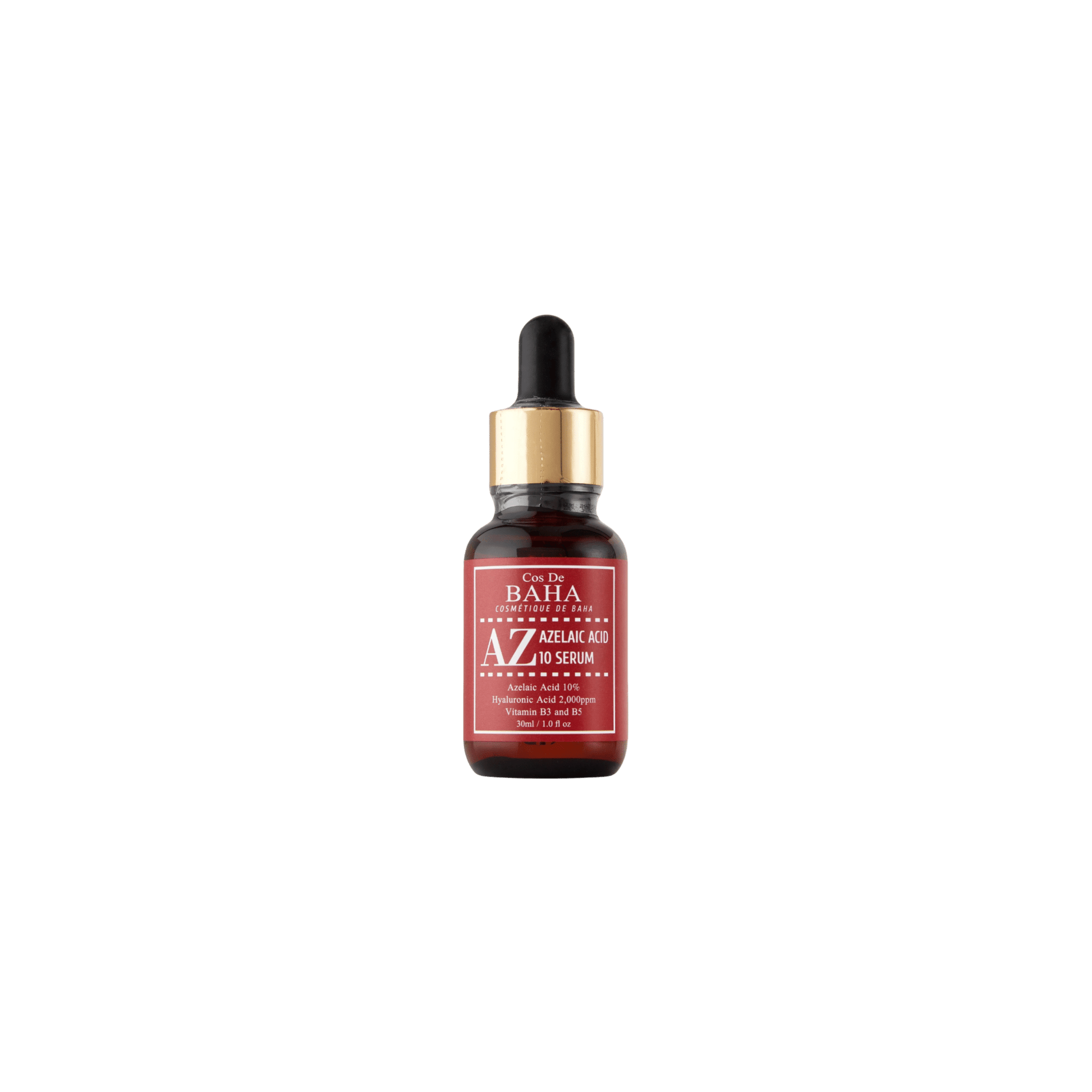 Cos De BAHA - Azelaic Acid 10 Serum - Serum z 10% Kwasem Azelainowym na Trądzik i Zaczerwienienia - 30ml - Ctrl+Glow