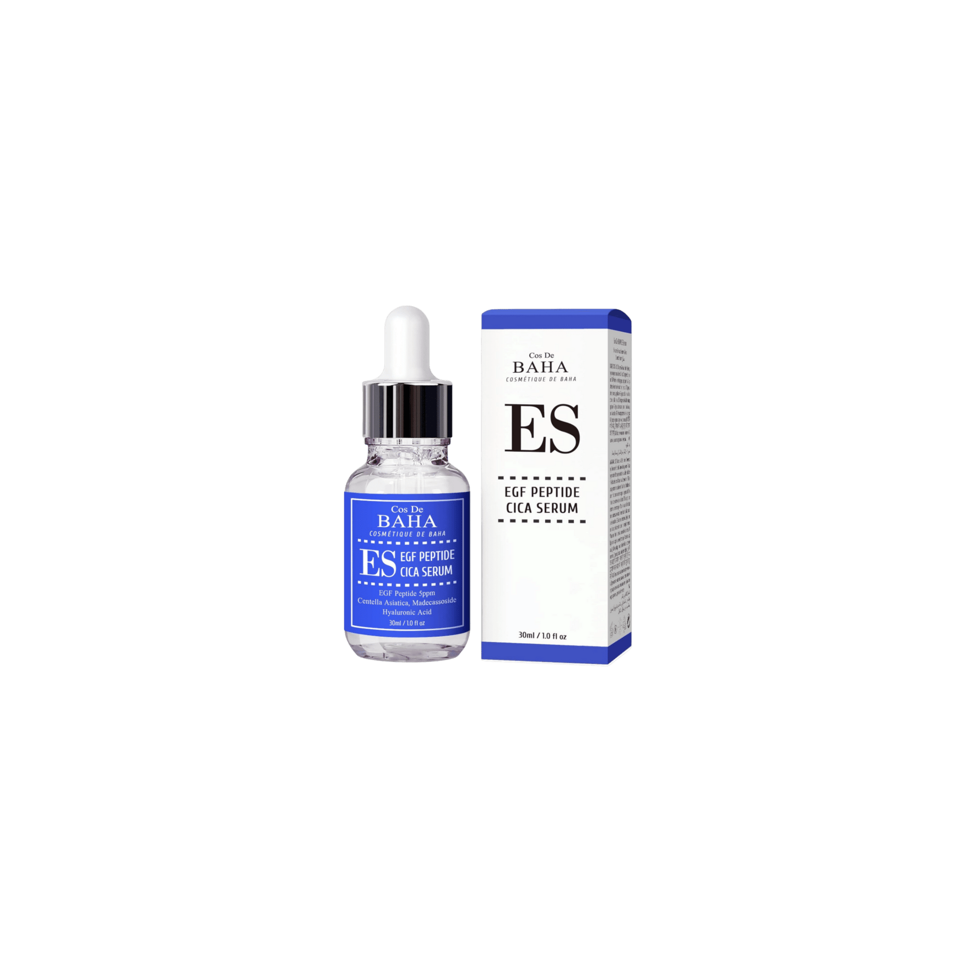 Cos De BAHA - EGF Peptide Cica Serum ES - Serum z Peptydami i Czynnikami Wzrostu EGF - 30ml - Ctrl+Glow