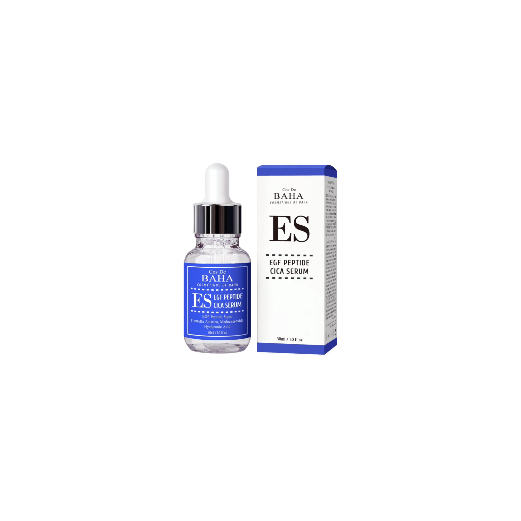 Cos De BAHA - EGF Peptide Cica Serum ES - Serum z Peptydami i Czynnikami Wzrostu EGF - 30ml - Ctrl+Glow