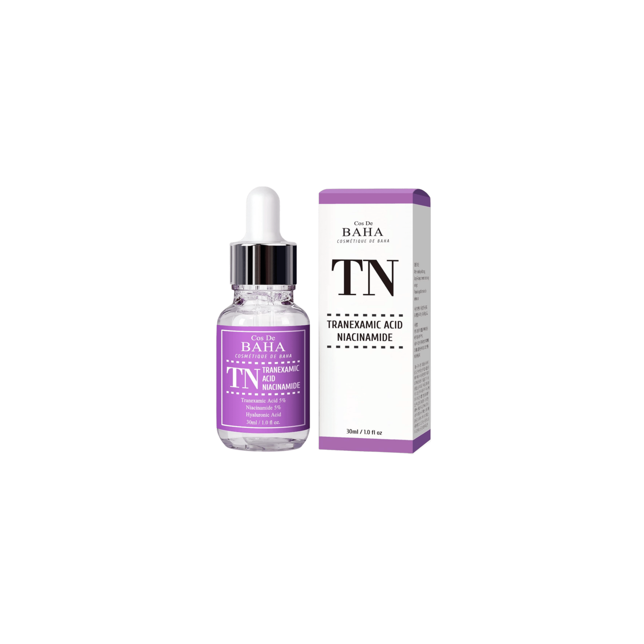 Cos De BAHA - TN Tranexamic Acid Niacinamide Serum - Serum z Kwasem Traneksamowym i Niacynamidem - 30ml - Ctrl+Glow