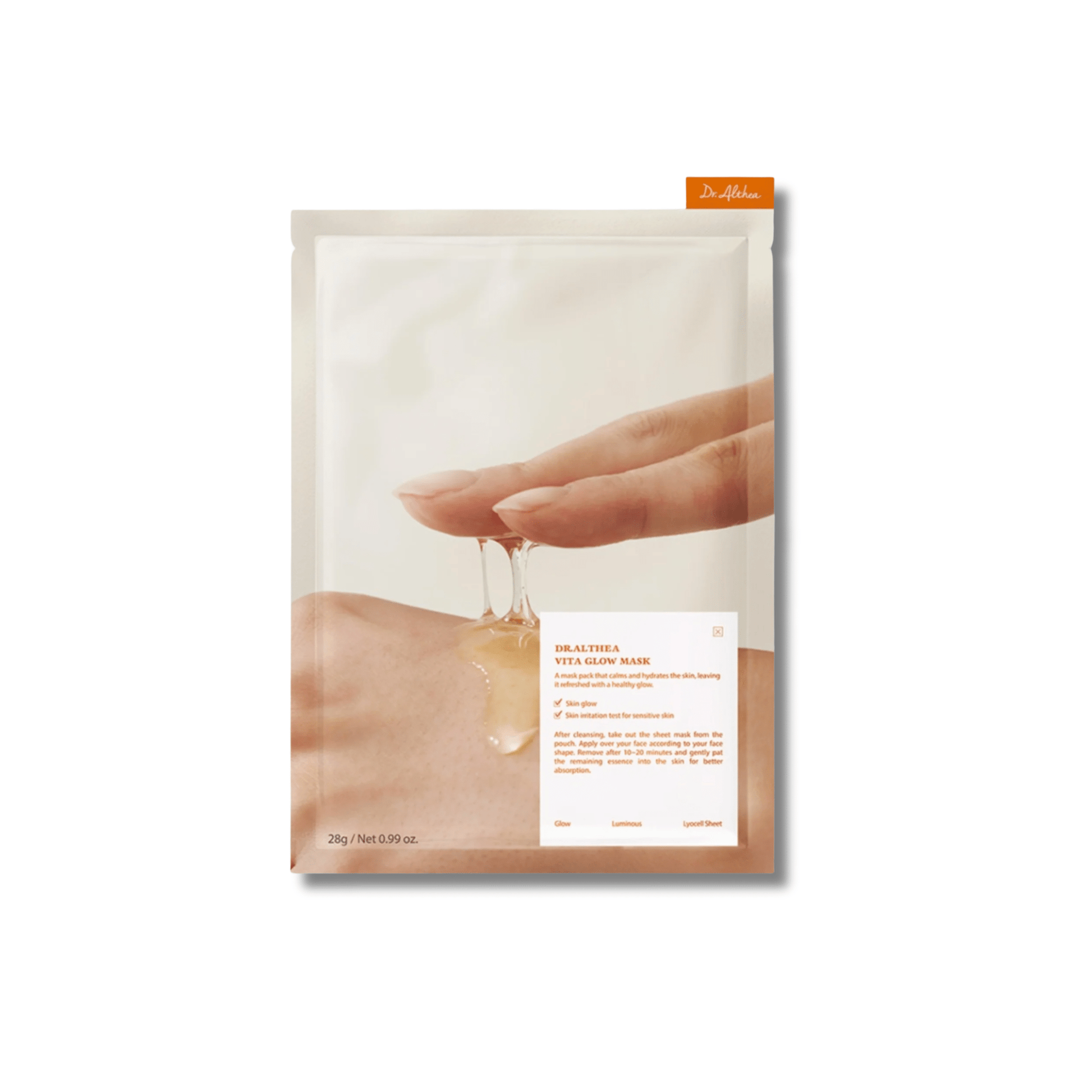 Dr. Althea - Vita Glow Mask - Rozjaśniająca Maska w Płachcie - 1szt - Ctrl+Glow