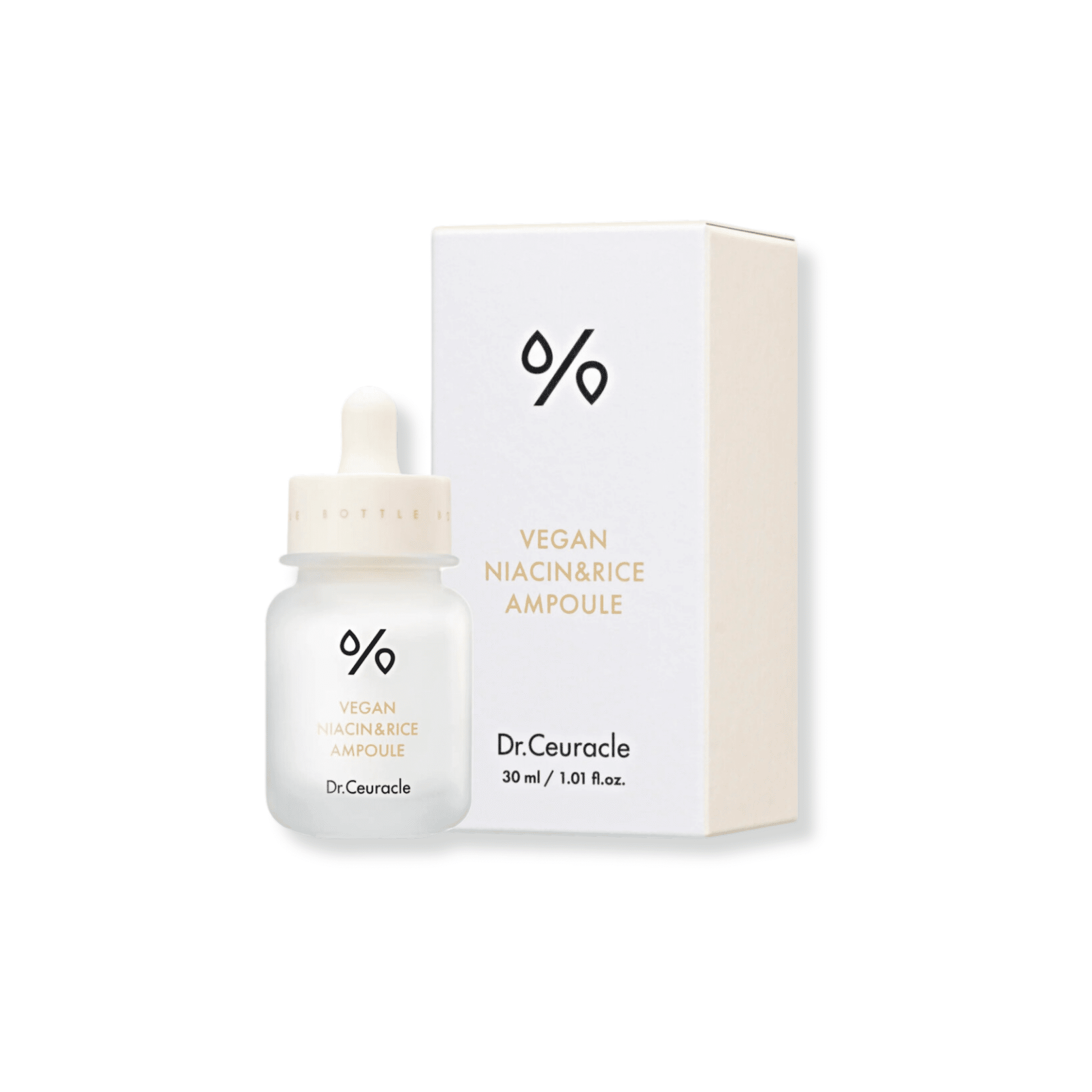 Dr. Ceuracle - Vegan Niacin & Rice Ampoule - Ampułka Rozjaśniająca z Niacynamidem - 30ml - Ctrl+Glow
