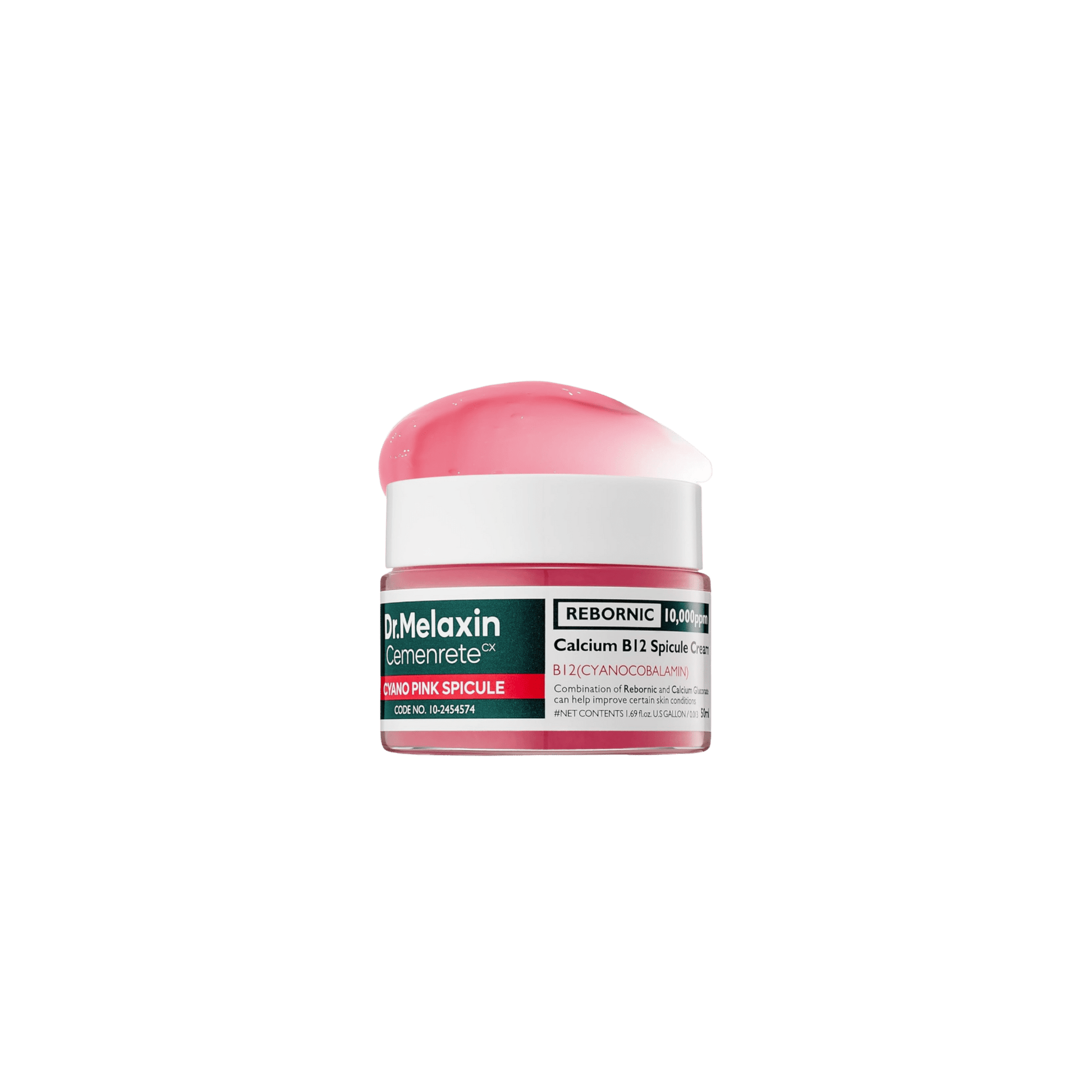 Dr. Melaxin - Cemenrete Cyano Pink Spicule Cream - Regenerujący Krem z Mikroigłami Wspomagający Odnowę Skóry - 50ml - Ctrl+Glow