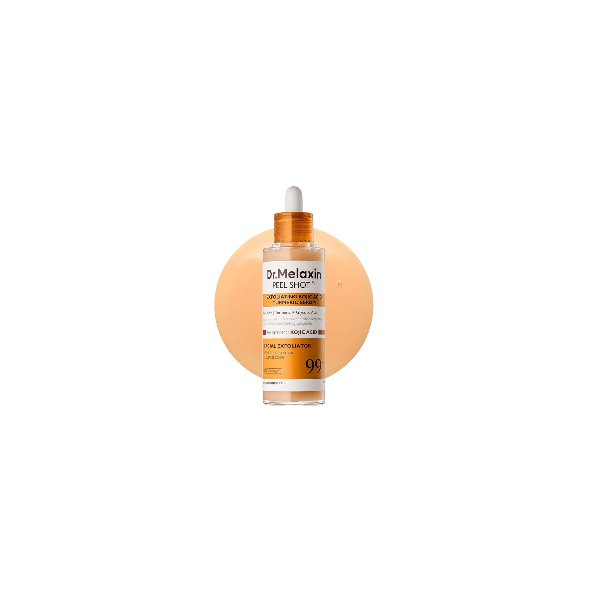 Dr. Melaxin - Peel Shot Kojic Acid Turmeric Serum - Złuszczające Serum z Kwasem Kojowym i Kurkumą Rozjaśniające Przebarwienia - 80ml - Ctrl+Glow