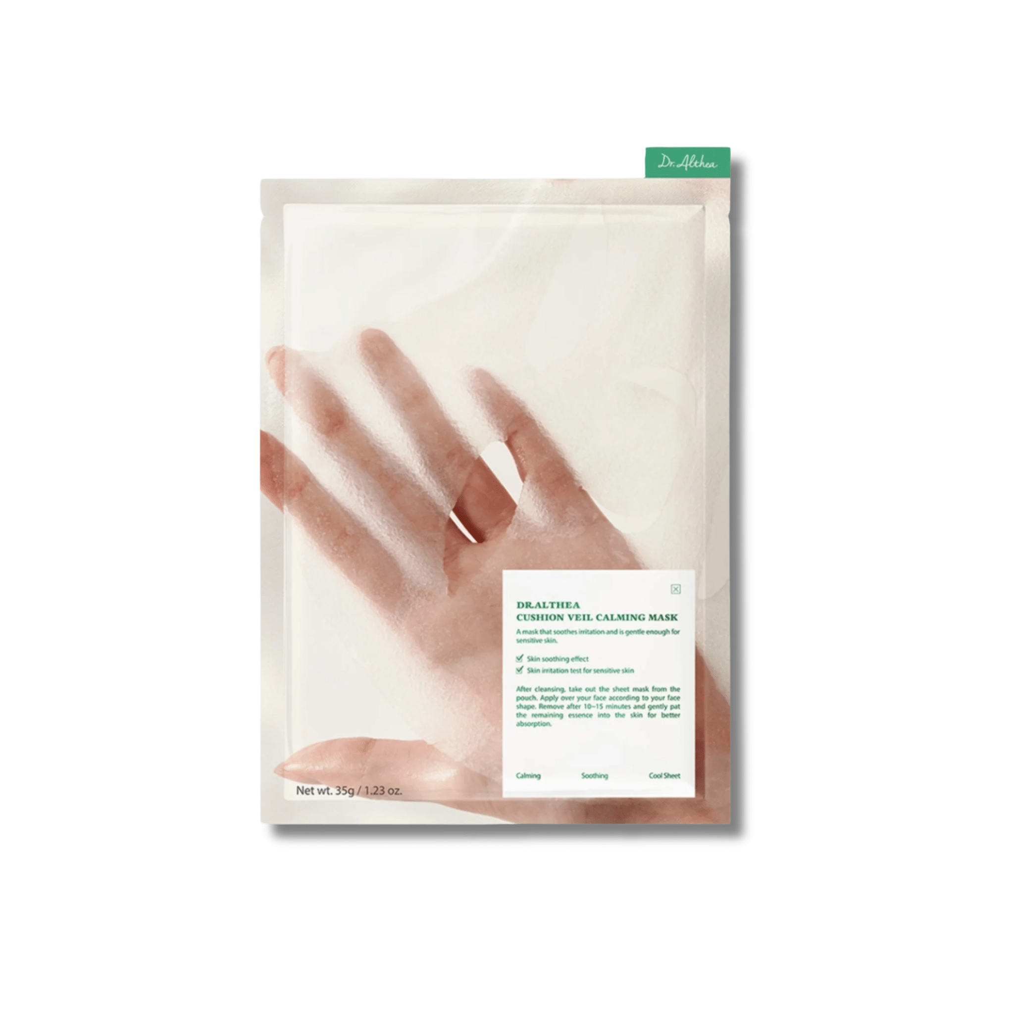 Dr.Althea - Cushion Veil Calming Mask - Kojąca Maska w Płachcie - 1szt - Ctrl+Glow