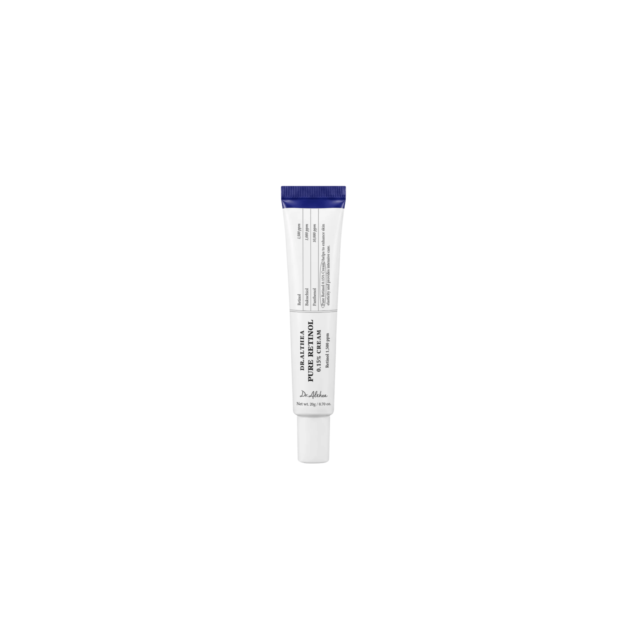 Dr.Althea - Pure Retinol 0.15% Cream - Przeciwstarzeniowy Krem do Twarzy z Retinolem - 20g - Ctrl+Glow