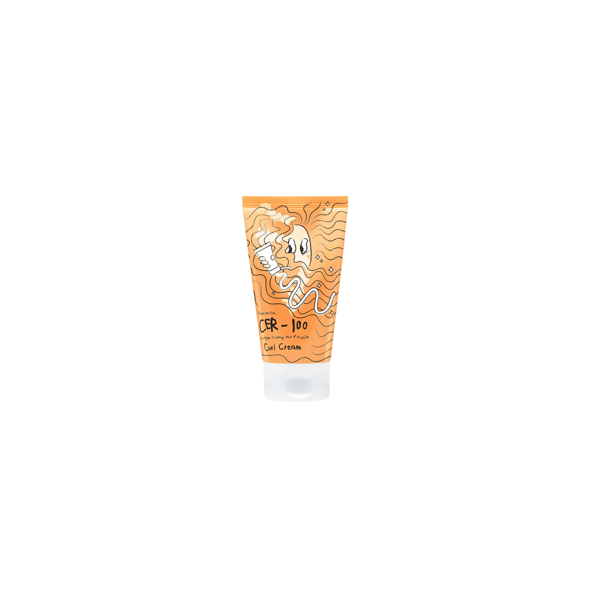 Elizavecca - CER - 100 Hair Curl Cream - Krem do Loków Podkreślający Skręt - 120ml - Ctrl+Glow