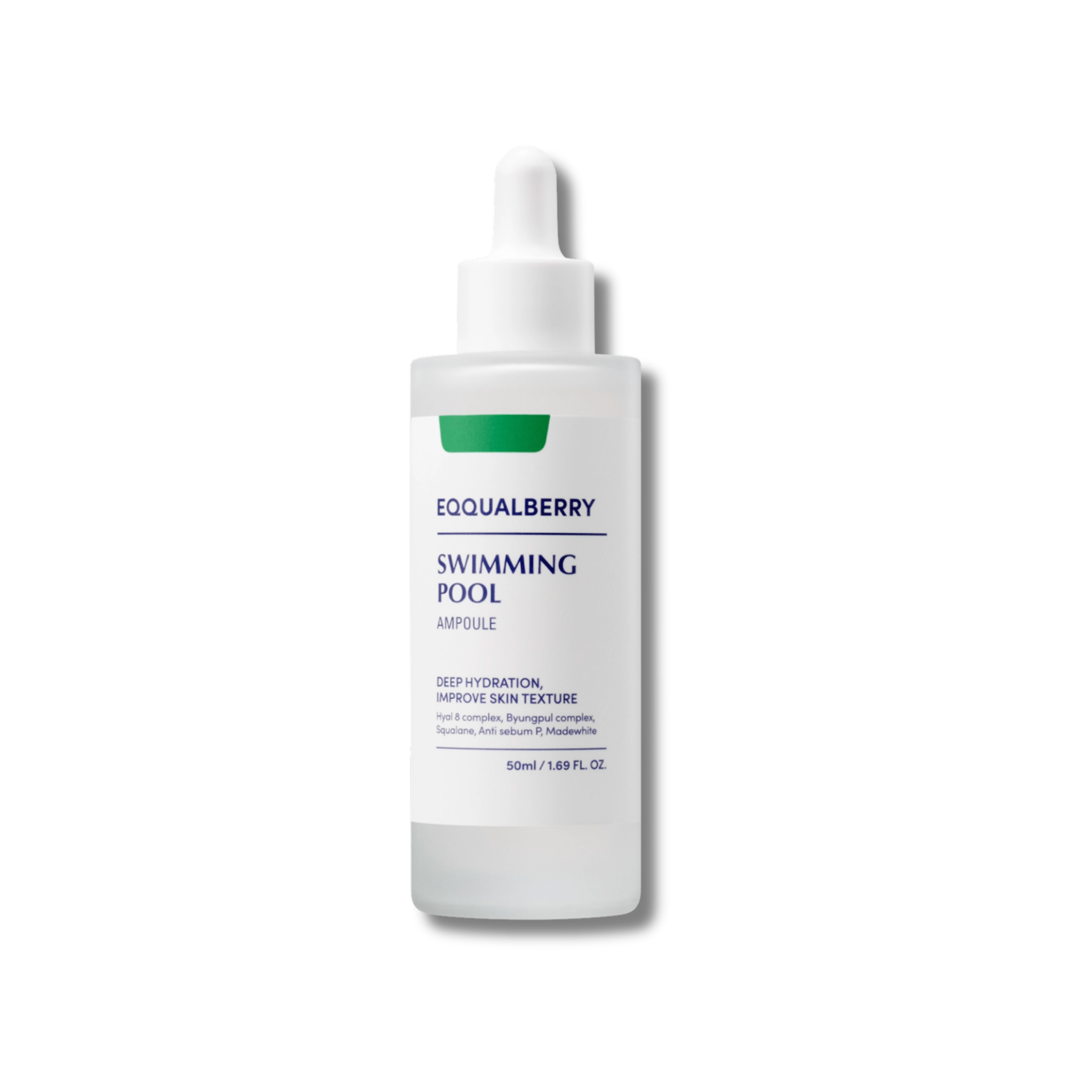 EQQUALBERRY - Swimming Pool Ampoule - Nawilżająco - Kojąca Ampułka do Twarzy - 50ml - Ctrl+Glow