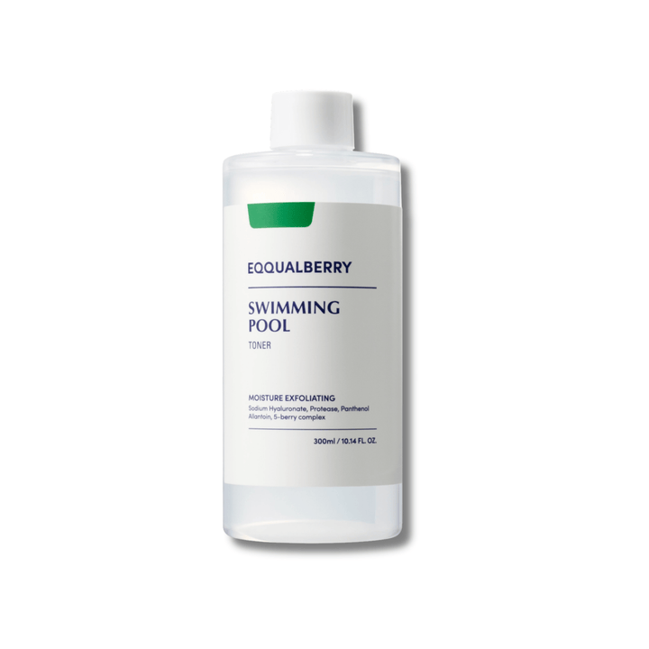 EQQUALBERRY – Swimming Pool Daily Facial Toner – Tonik nawilżająco-złuszczający – 300 ml
