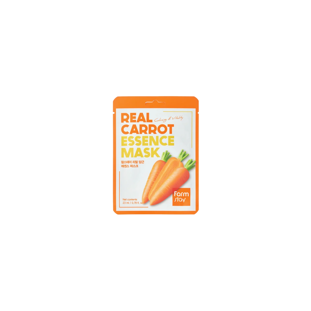Farmstay - Real Carrot Essence Mask - 23ml