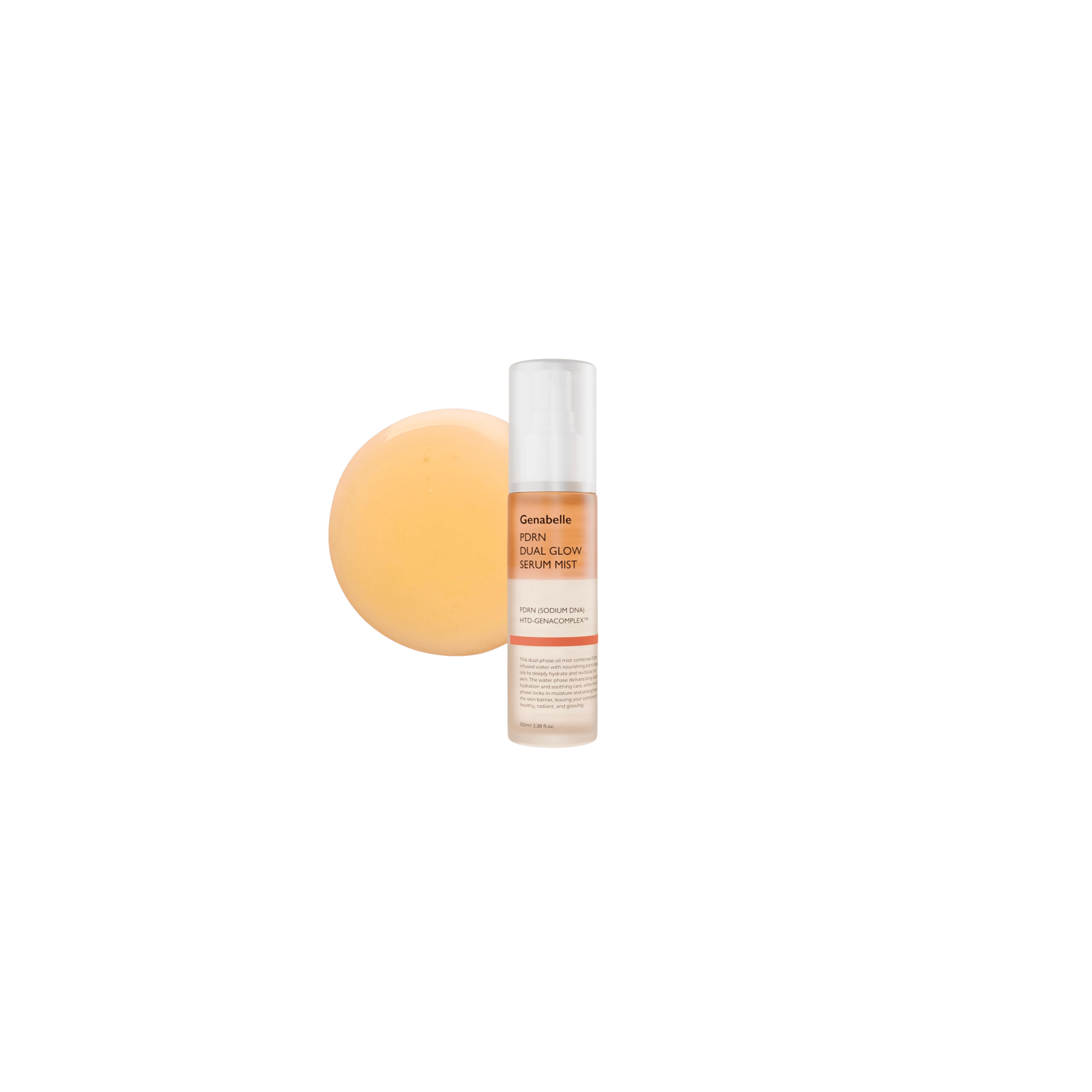 Genabelle - PDRN Dual Glow Serum Mist - Rozświetlająca Mgiełka do Twarzy z PDRN - 100ml - Ctrl+Glow