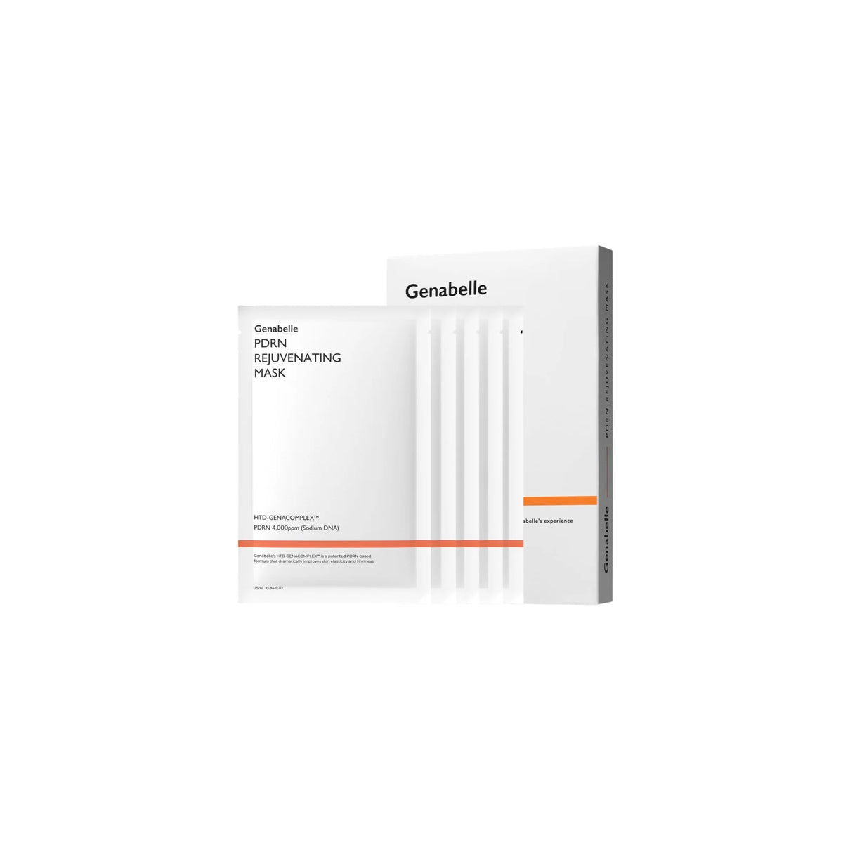 Genabelle - PDRN Rejuvenating Mask - Regenerująca Maska do Twarzy w Płachcie - 5x25ml - Ctrl+Glow