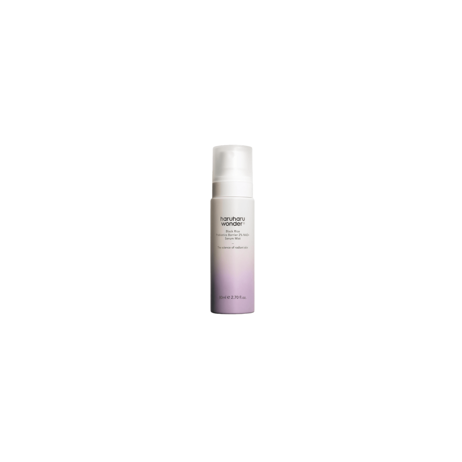 Haruharu Wonder - Black Rice Probiotics Barrier 2% NAD+ Serum Mist - Mgiełka z Czarnym Ryżem, Probiotykami i NAD+ Wzmacniająca Barierę Skóry - 80ml - Ctrl+Glow