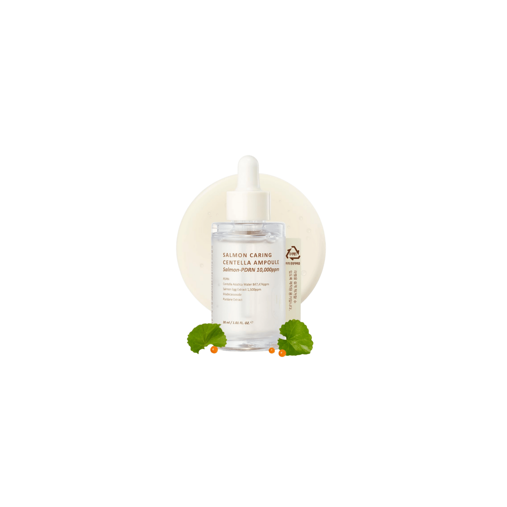 HEVEBLUE - Salmon Caring Centella Ampoule - Rewitalizująca Ampułka do Twarzy - 30ml - Ctrl+Glow