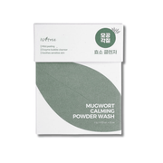 Isntree - Mugwort Calming Powder Wash – Enzymatyczny Puder Oczyszczający z Bylicą - 25x1g - Ctrl+Glow
