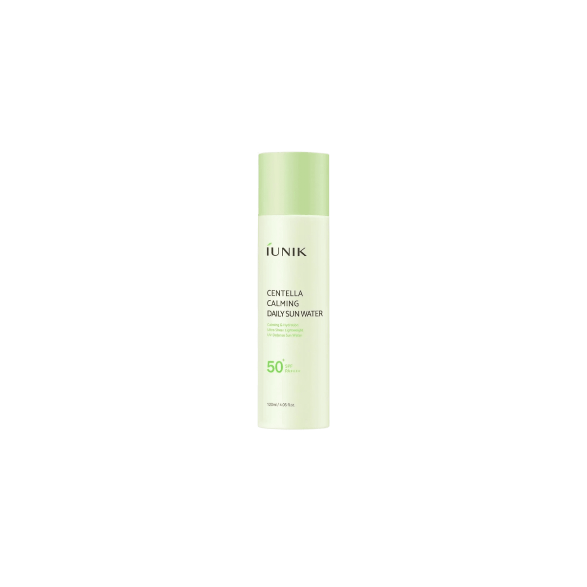 iUNIK - Centella Calming Daily Sun Water - Lekki Krem Przeciwsłoneczny z Wąkrotą Azjatycką - 120ml - Ctrl+Glow