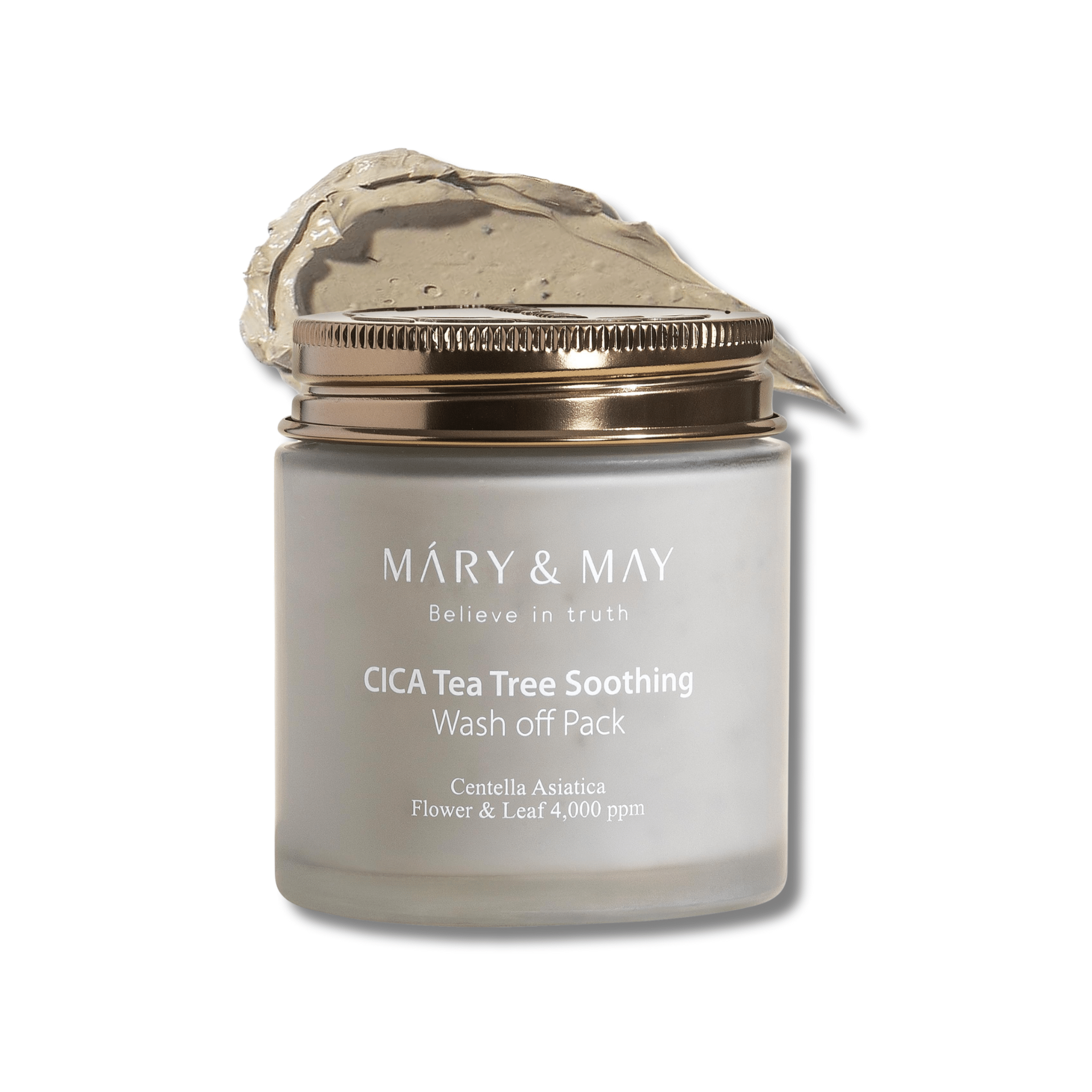 Mary&May - Cica Tea Tree Soothing Wash Off Pack - Maska Glinkowa Kojąca z Drzewem Herbacianym - 125g