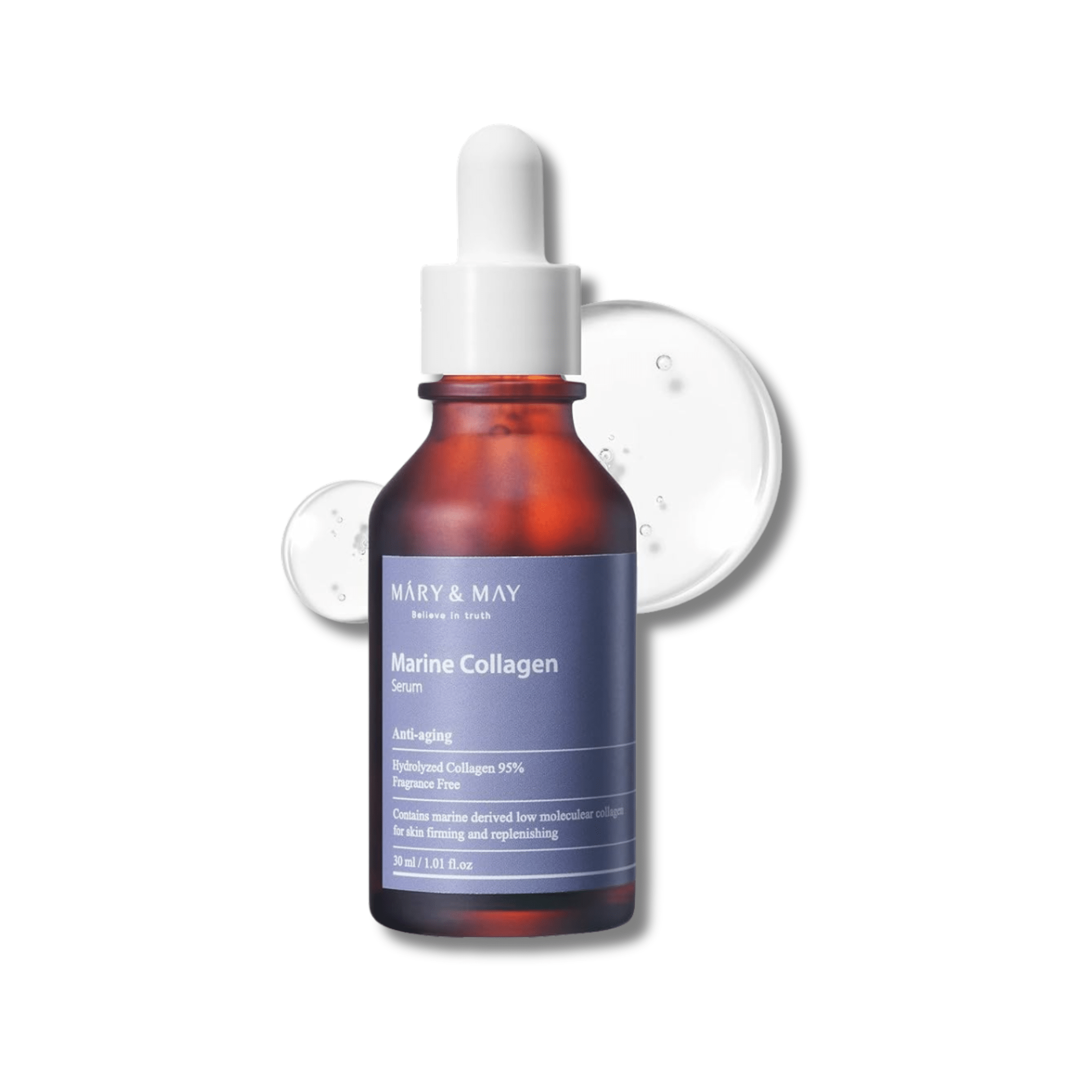 Mary&May - Marine Collagen Serum - Serum Nawilżające z Kolagenem Morskim - 30ml