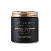 Mary&May - Vegan Blackberry Complex Glow Wash off Pack - Maska Glinkowa Rozświetlająca - 125g