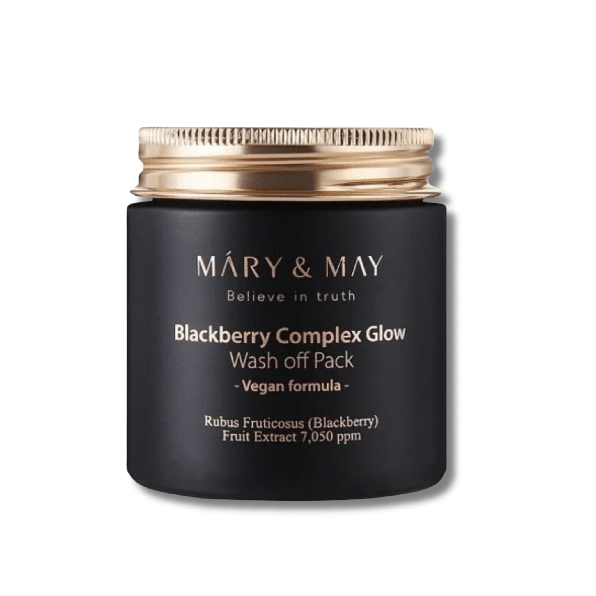Mary&May - Vegan Blackberry Complex Glow Wash off Pack - Maska Glinkowa Rozświetlająca - 125g