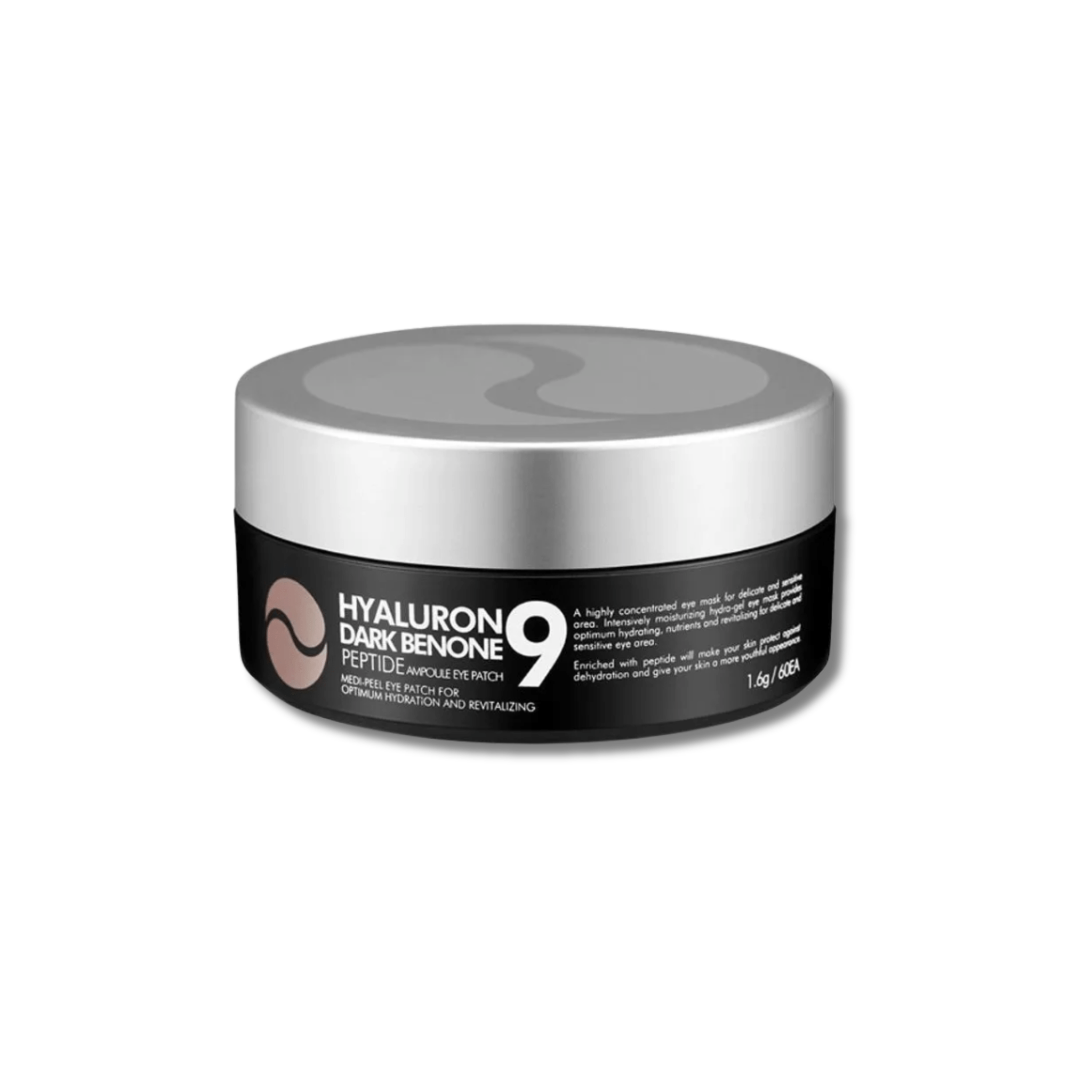 Medi - Peel - Hyaluron Dark Benone Peptide Eye Patch - Płatki pod Oczy z Peptydami - 60szt - Ctrl+Glow