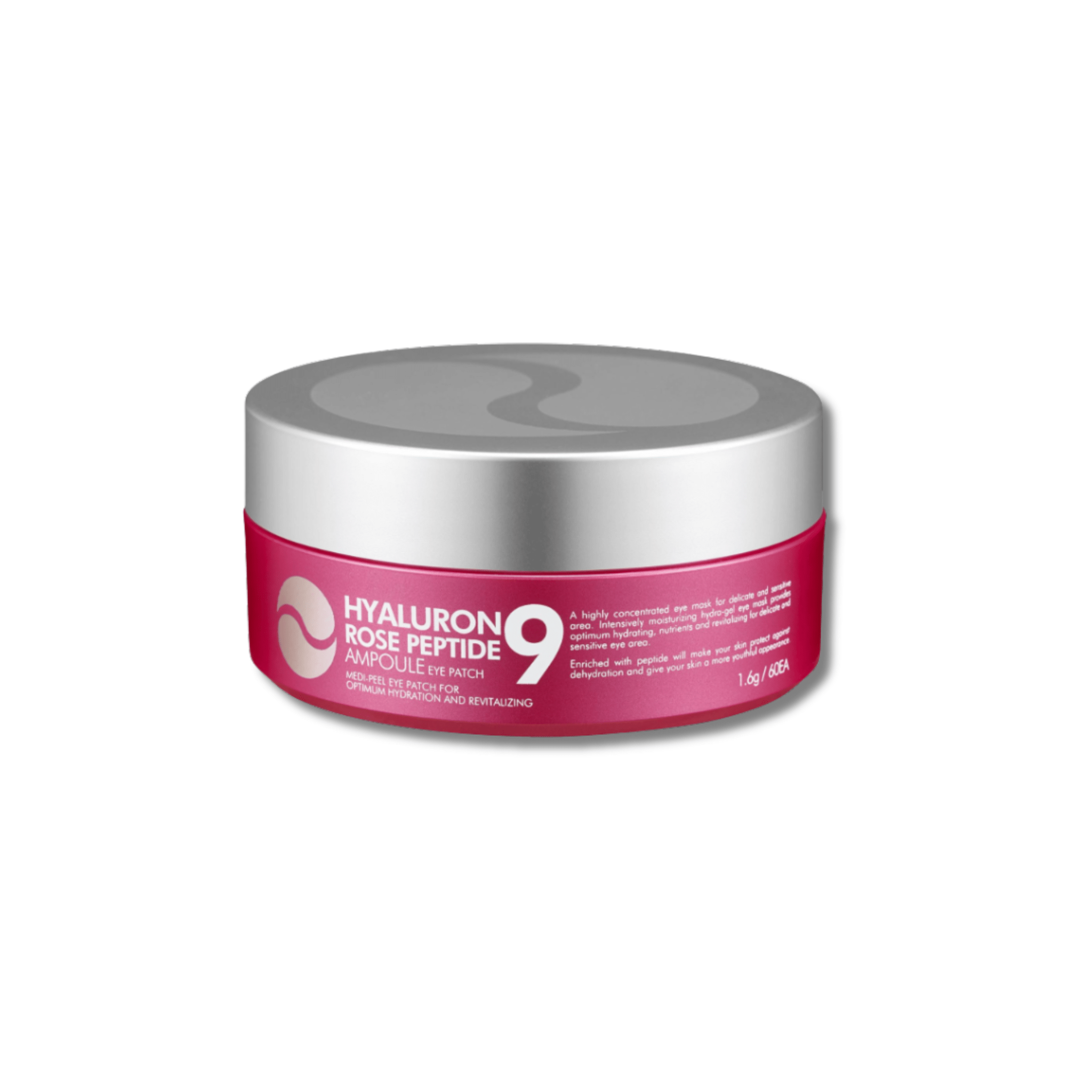 Medi - Peel - Hyaluron Rose Peptide Eye Patch - Płatki pod Oczy z Ekstraktem z Róży i Peptydami - 60szt - Ctrl+Glow