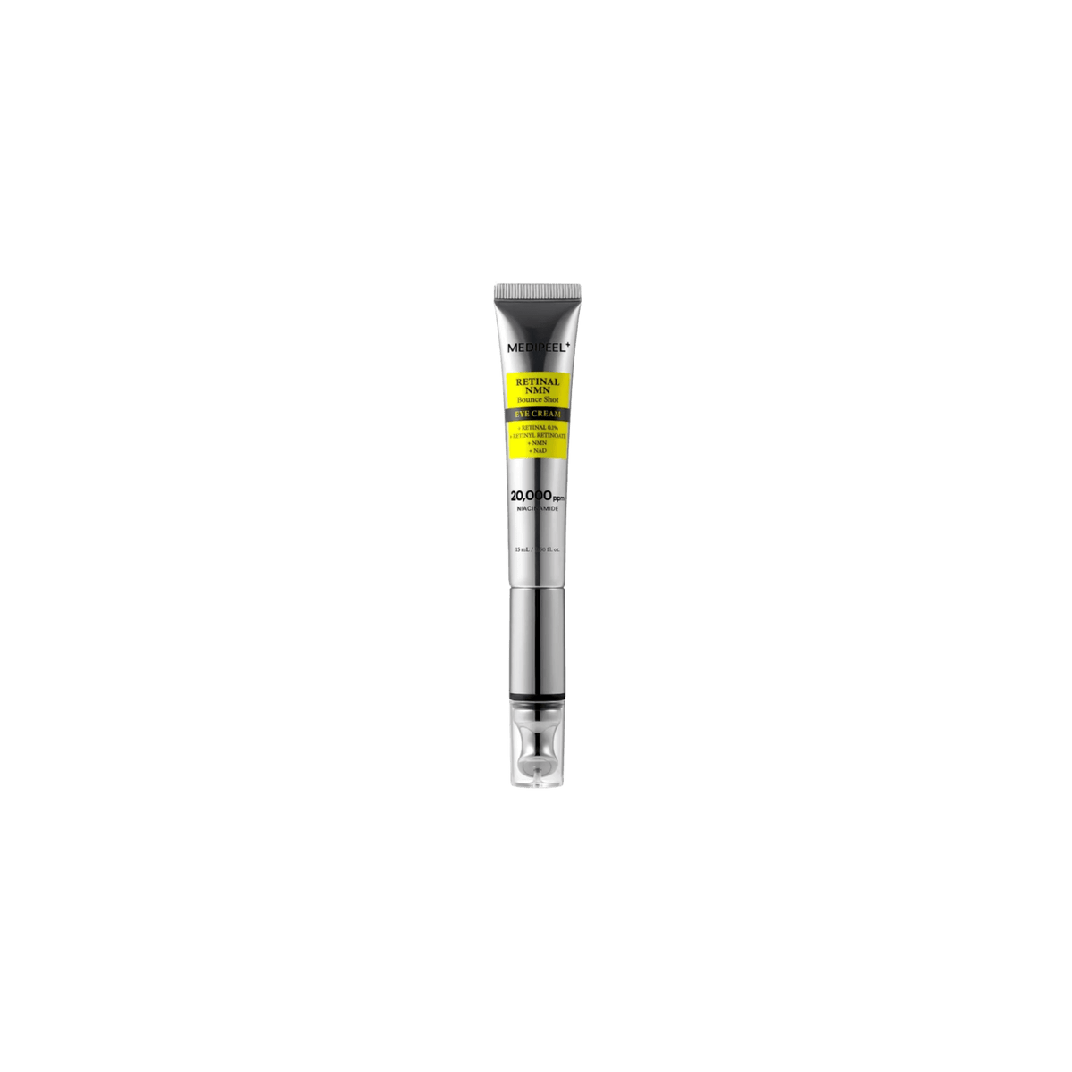 Medi-Peel - Retinal NMN Bounce Shot Eye Cream - Wygładzający Krem pod Oczy z Retinalem i NMN - 15ml - Ctrl+Glow