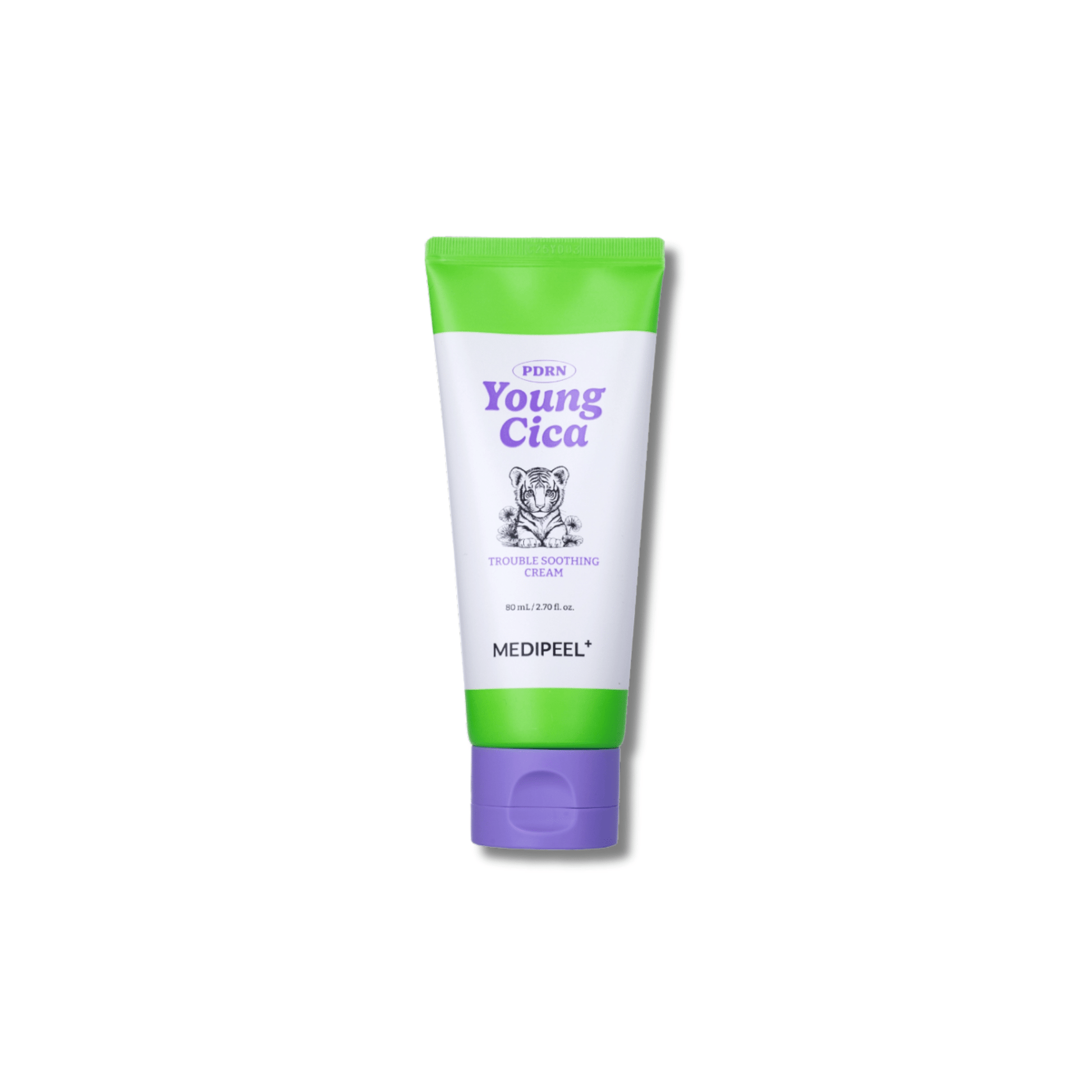 Medi - Peel - Young Cica PDRN Trouble Soothing Cream - Kojący Krem do Twarzy - 80ml - Ctrl+Glow