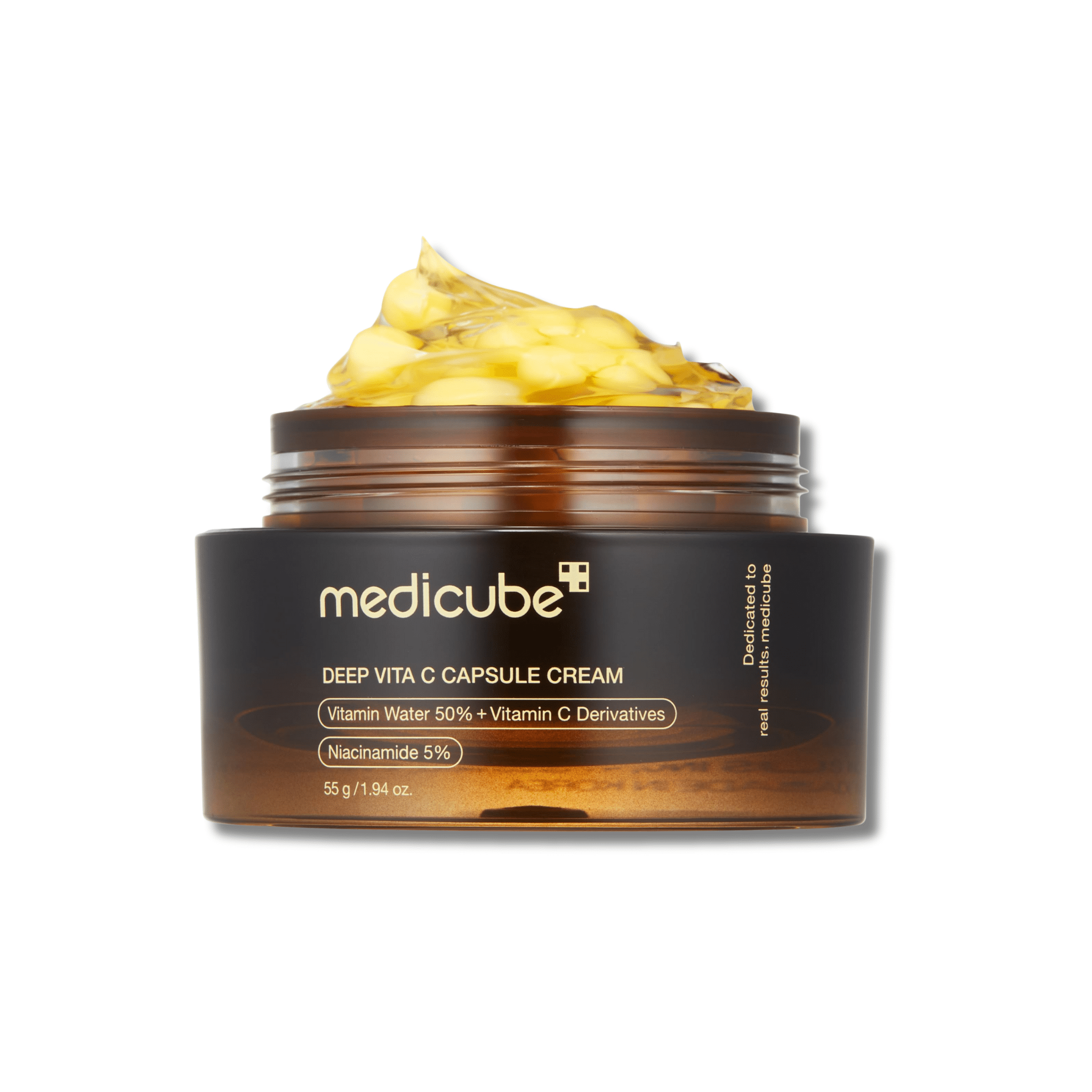 Medicube - Deep Vita C Capsule Cream - Krem Rozjaśniający z Witaminą C w Kapsułkach - 55g