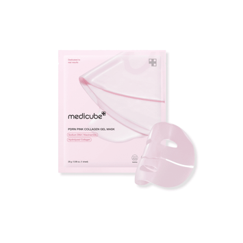 Medicube - PDRN Pink Collagen Jelly Gel Mask - Ujędrniajaca Maska Hydrożelowa do Twarzy - 1szt - Ctrl+Glow