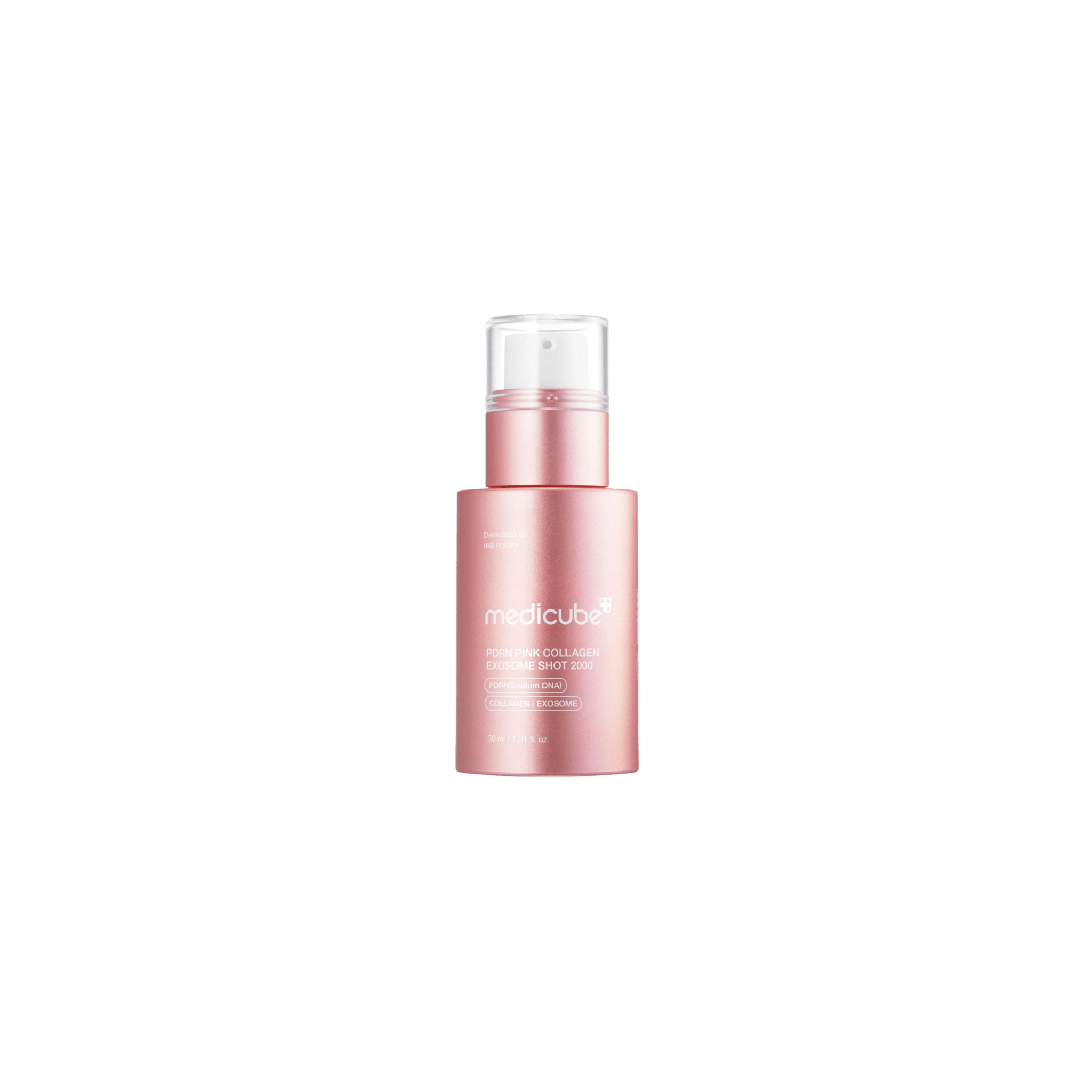 Medicube - PDRN Pink Exosome Shot Serum 2000 - Ujędrniające Serum do Twarzy z Mikroigiełkami, PDRN i Egzosomami - 30ml - Ctrl+Glow