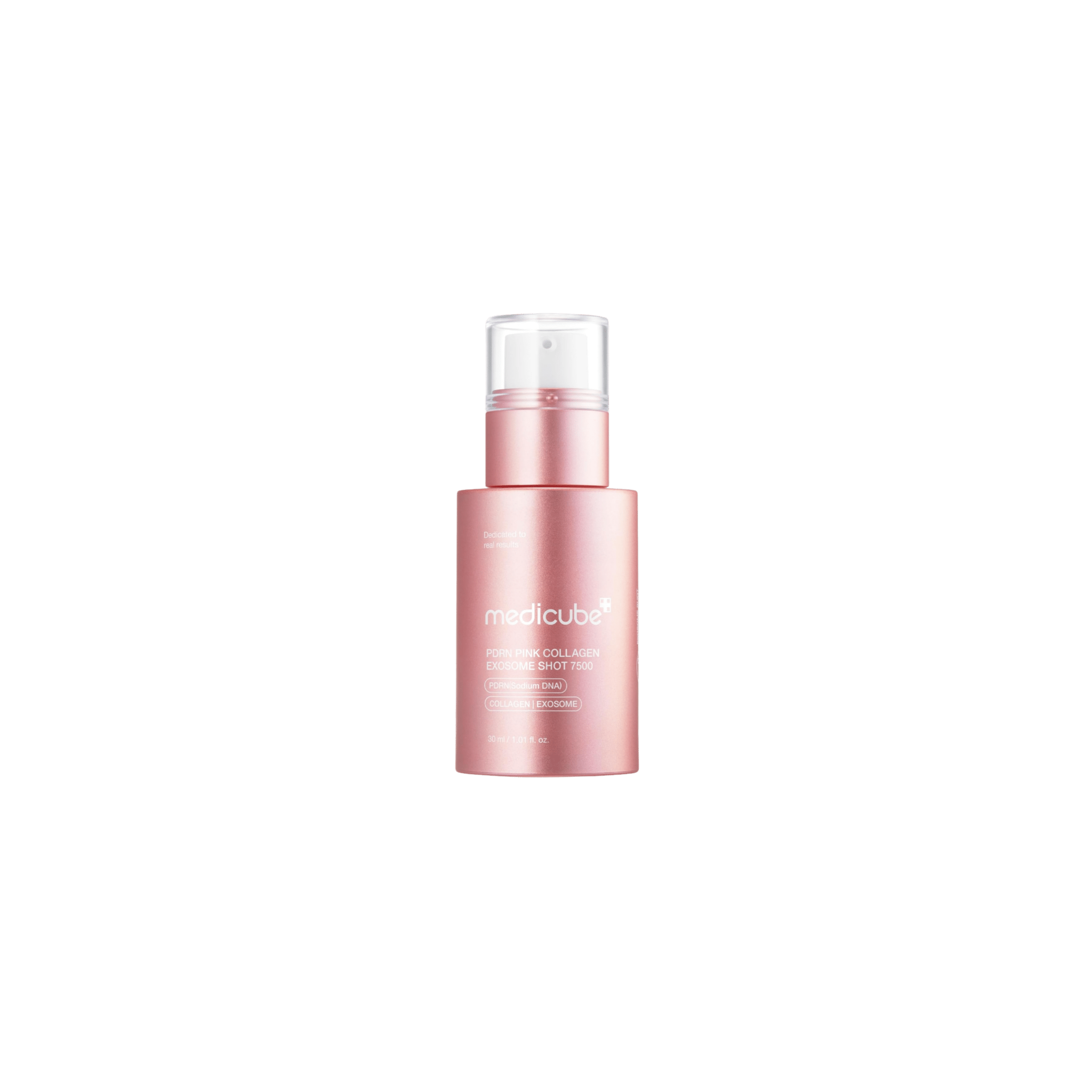 Medicube - PDRN Pink Exosome Shot Serum 7500 - Intensywnie Ujędrniające Serum do Twarzy z Mikroigiełkami, PDRN i Egzosomami - 30ml - Ctrl+Glow