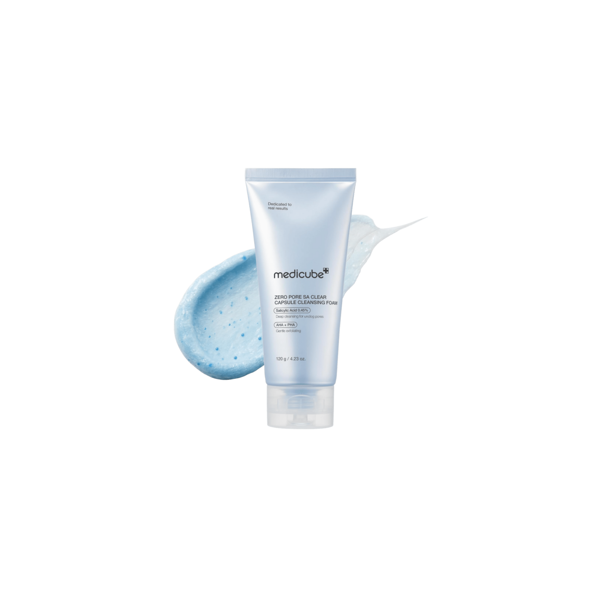 Medicube - Zero Pore Capsule Cleansing Foam - Pianka Oczyszczająca do Twarzy z Mikrokapsułkami Egzosomów i Kwasami - 120g - Ctrl+Glow