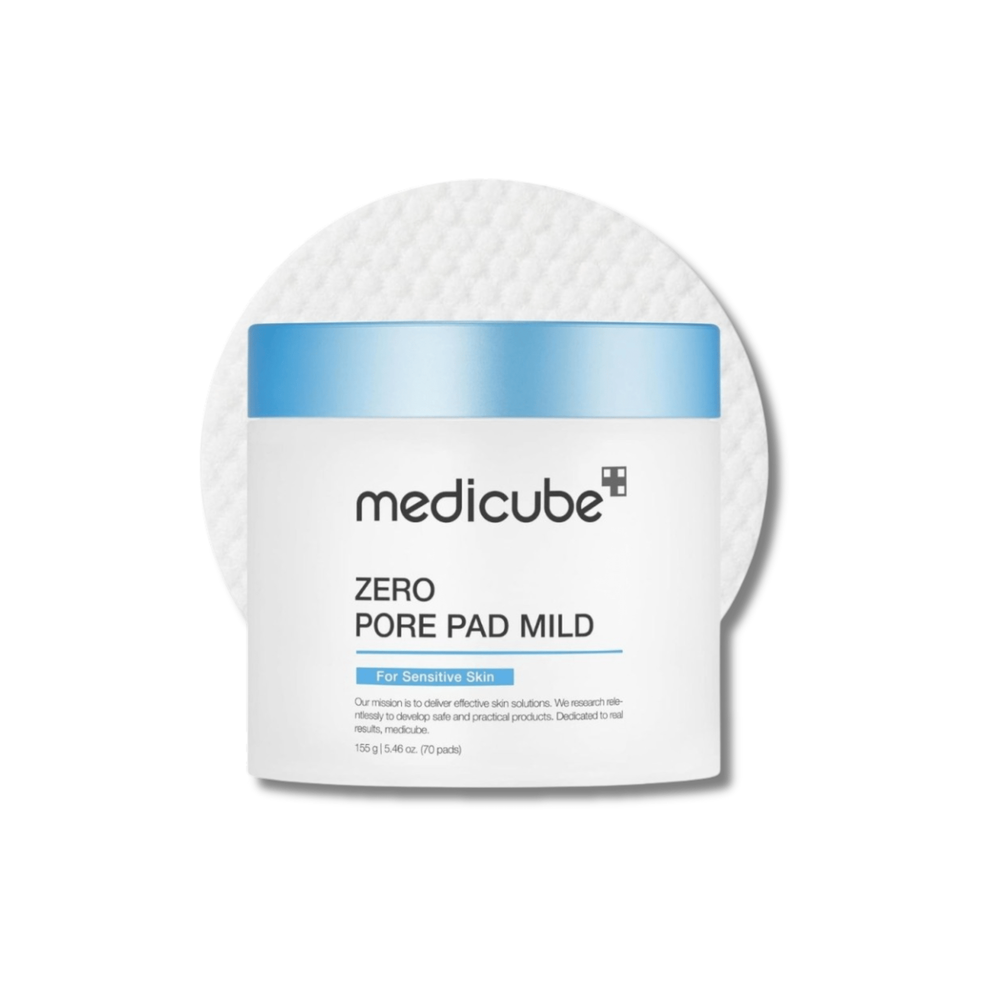 Medicube - Zero Pore Pad Mild - Płatki Zwężające Pory Łagodne - 155ml/70szt