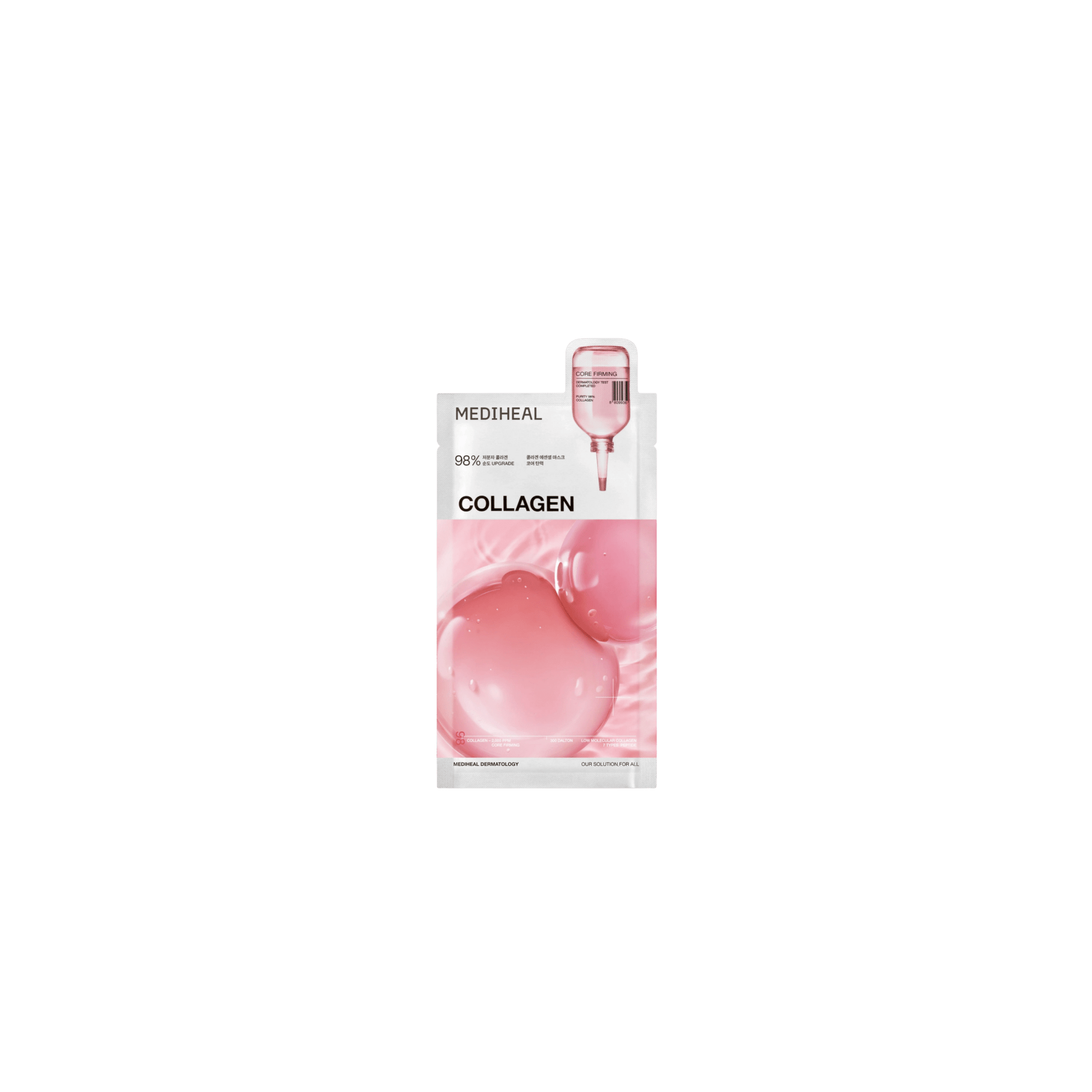 Mediheal - Collagen Essential Mask - Ujędrniająca Maska w Płachcie z Kolagenem - 1szt - Ctrl+Glow